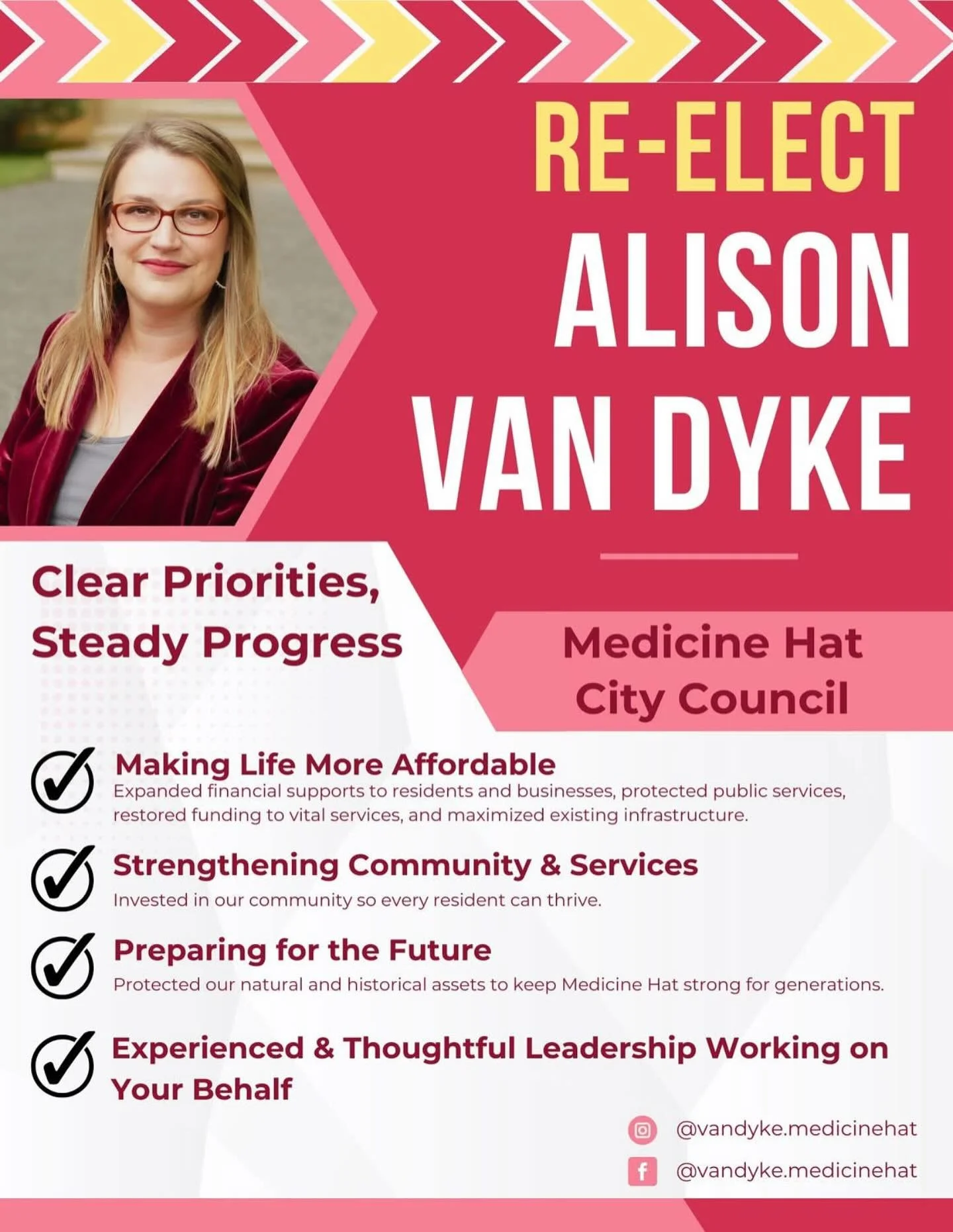 I am excited to announce my candidacy for re-election to Medicine Hat City Council in the upcoming municipal election this October.
I have a proven track record of thoughtful, informed decision-making and a demonstrated ability to get things done. I&
