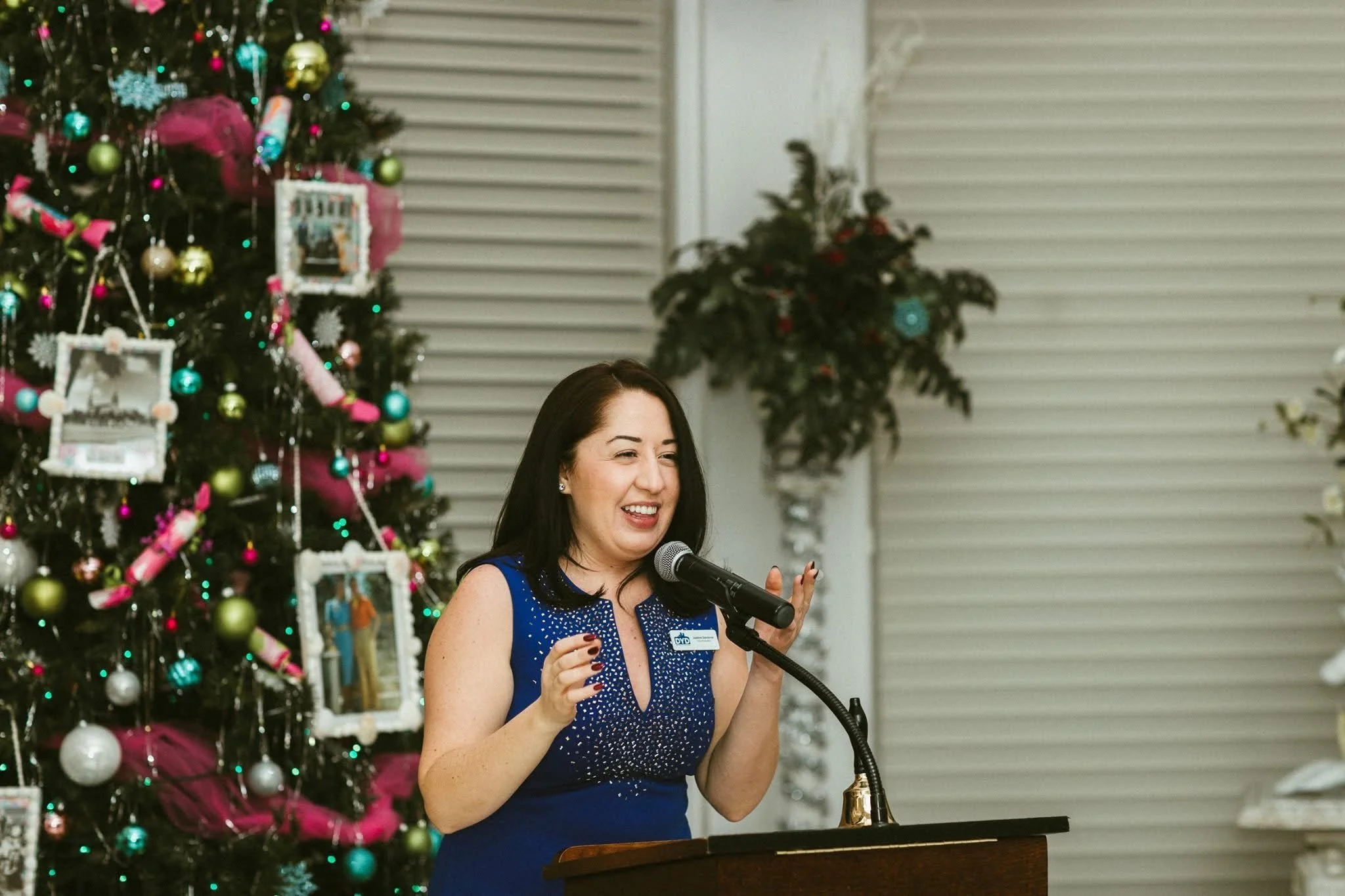 Justine Speaking Vibrantly