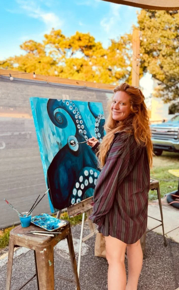 I’m Brittney B, a contemporary artist from Austria working primarily in acrylic on canvas. My work explores identity, transformation, resilience, and the emotional experiences that shape us.
I’m drawn to bold color, layered texture, and expressive mo
