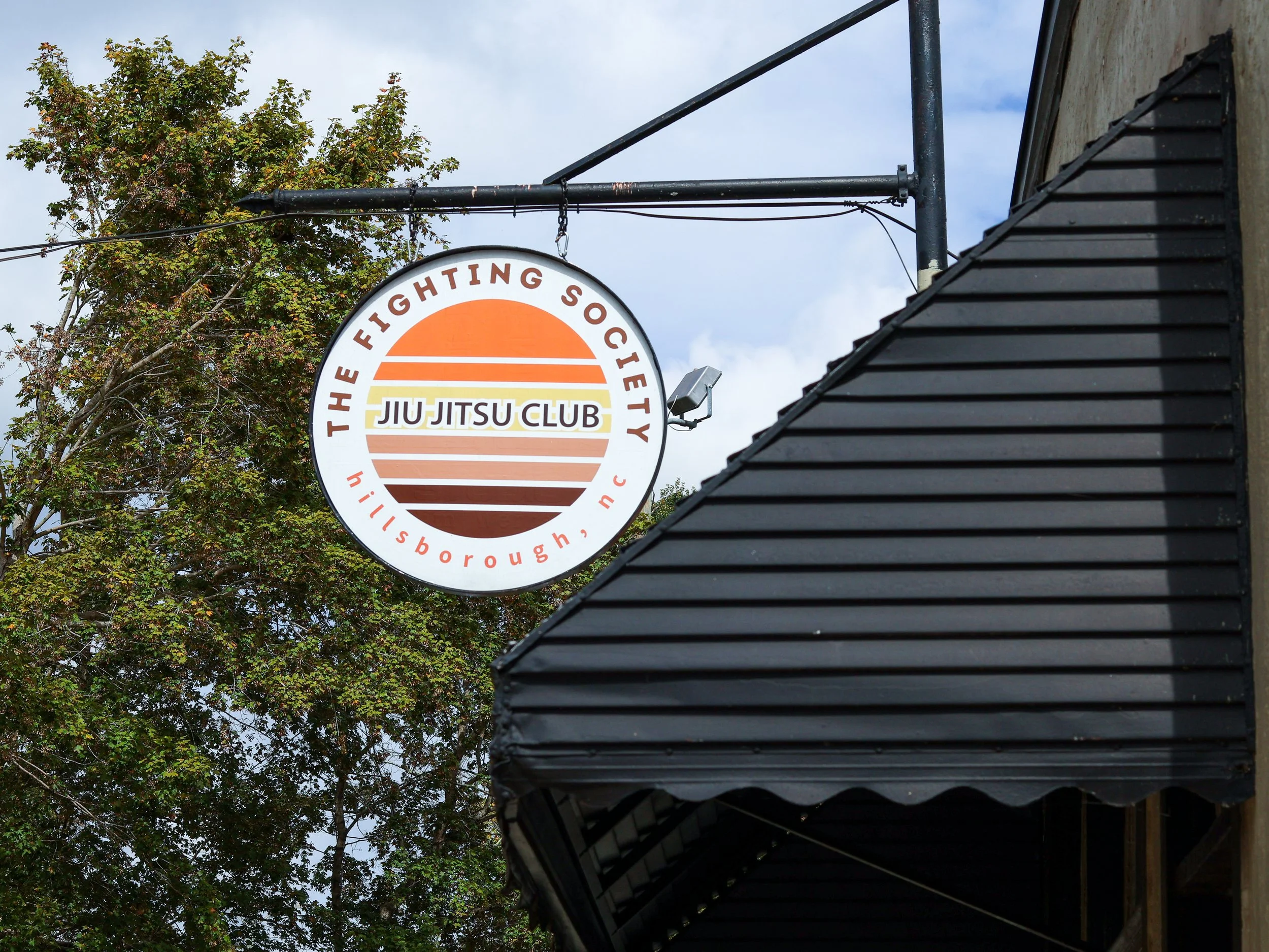 The fighting society hillsborough nc logo