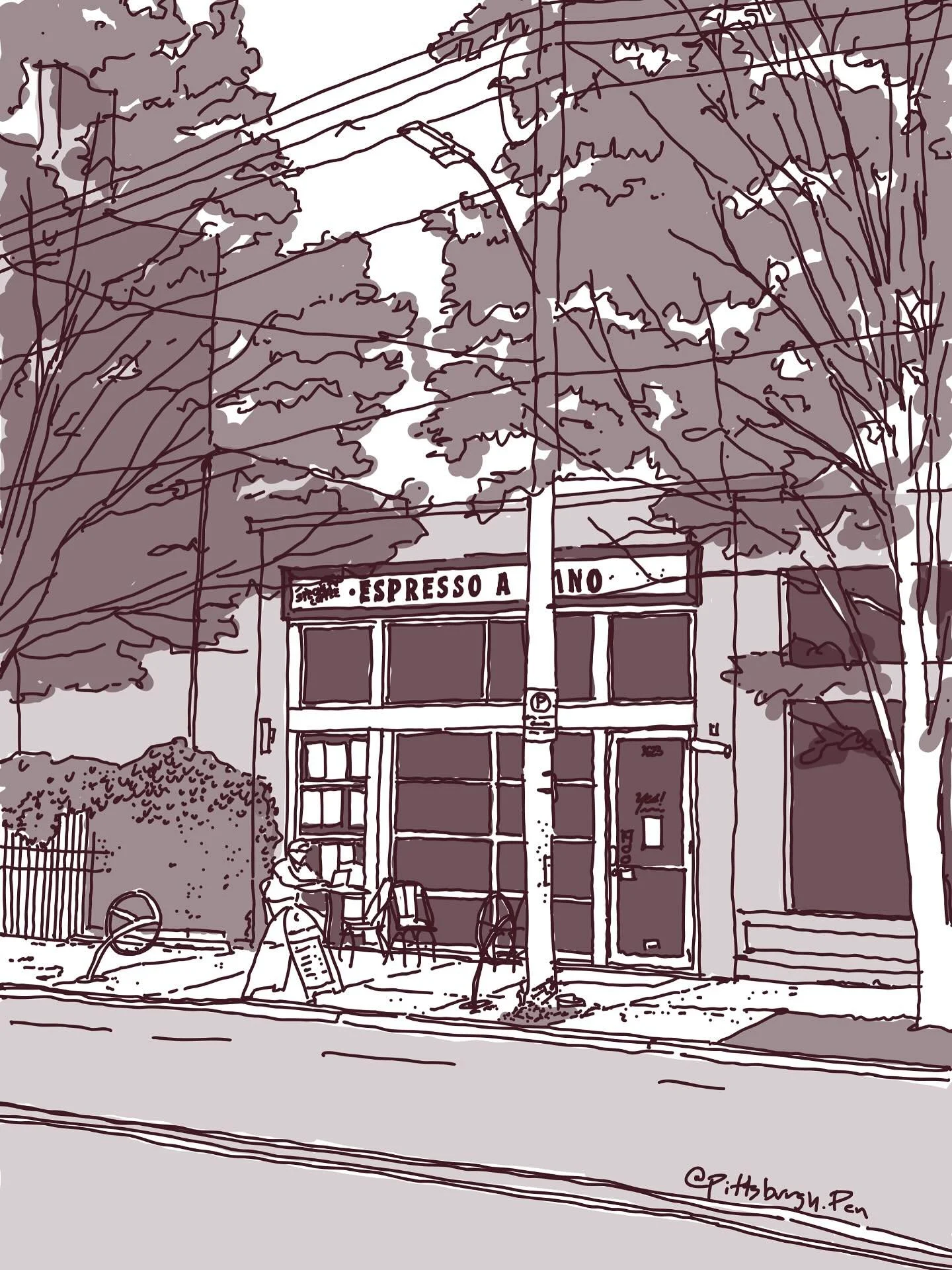 Butler Street
@espressoamano 

#pittsburgh #412 #pgh #sketching #sketch #lawrenceville #pittsburghart #pittsburghartist #handsketch #illustration #urbansketching #urbansketch #streetscape