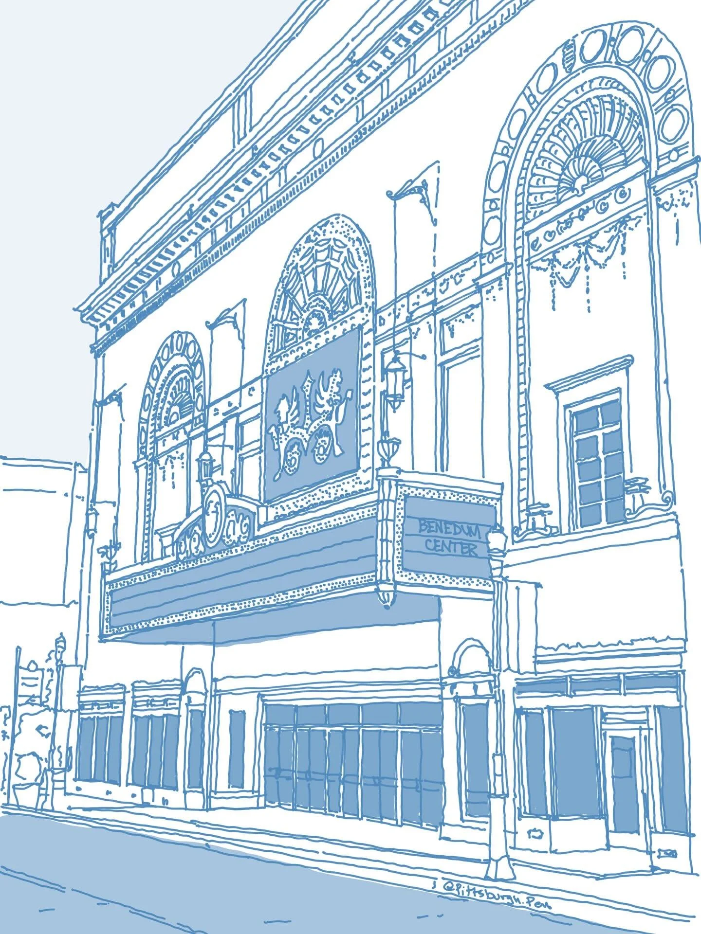 Thank you all for the opportunity to create so many fun custom gifts this holiday season. Cheers to new sketches this year! 

7th Avenue
Benedum Center