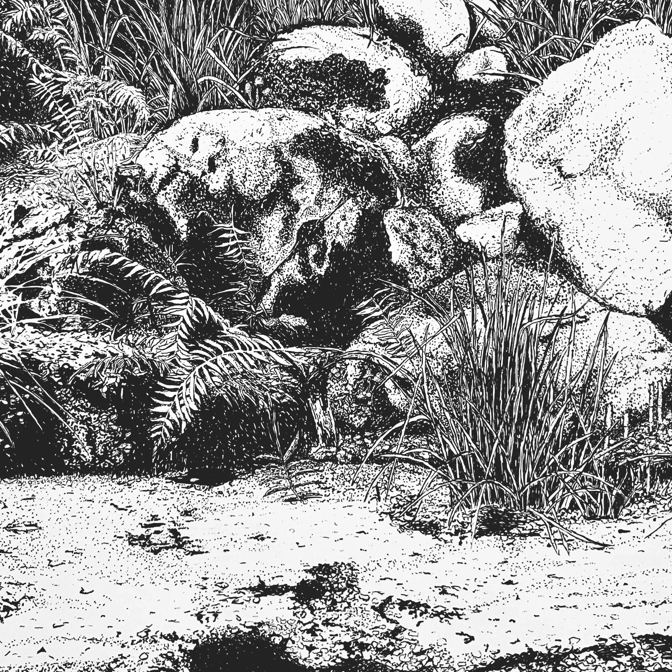 Pointillism illustration from 2023.