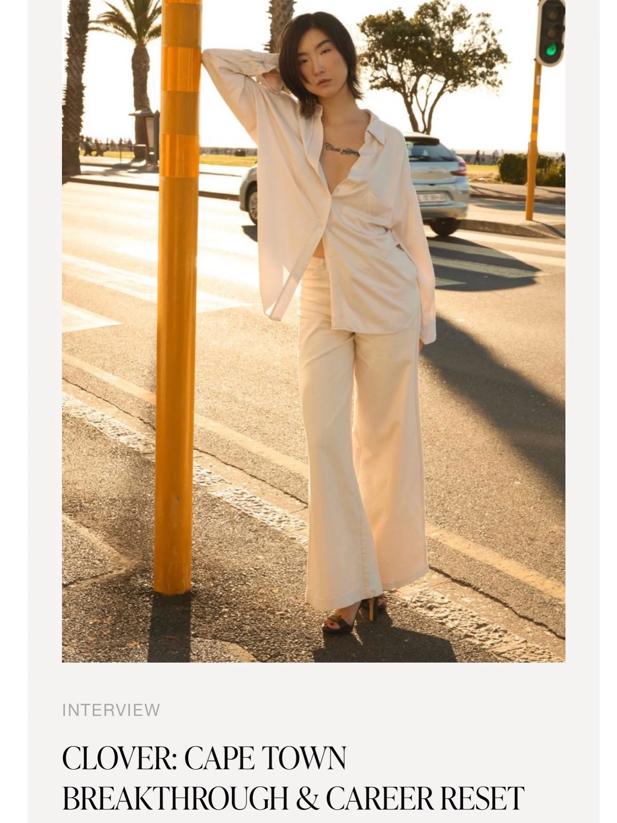 CLOVER: CAPE TOWN BREAKTHROUGH &amp; CAREER RESET

Clover reflects on a defining Cape Town contract of runway and campaign work, and the discipline and mindset shifts shaping her modelling career.

@clover_clover_ii 
@massardomgmt 

Article #linkinbi