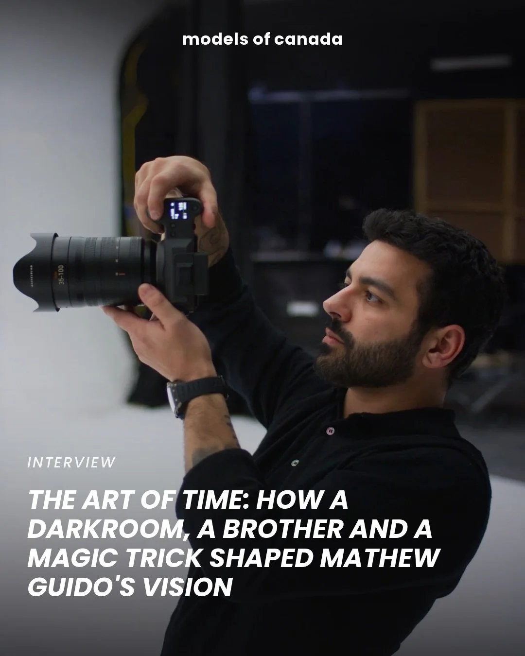 THE ART OF TIME: HOW A DARKROOM, A BROTHER AND A MAGIC TRICK SHAPED MATHEW GUIDO&rsquo;S VISION 

Photographer Mathew Guido opens up about the darkroom, the brother and the loss that made photography his way of holding onto time.

Cover talent: @math