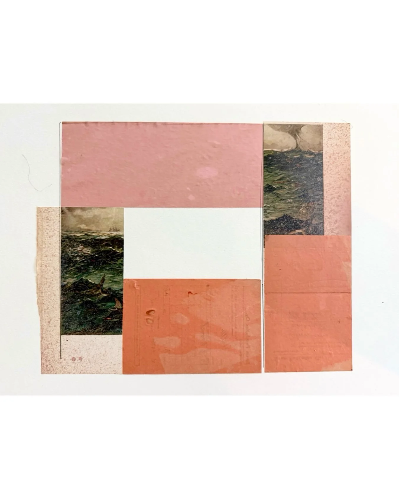 "Containment." 

A sacred space at the center, guarded by color, landscape, memory, and experience. What surrounds us does not always close us in. Sometimes, it protects the space where we are still becoming.
.
.
.
.
.
.
.
.
.
.
#collage #c