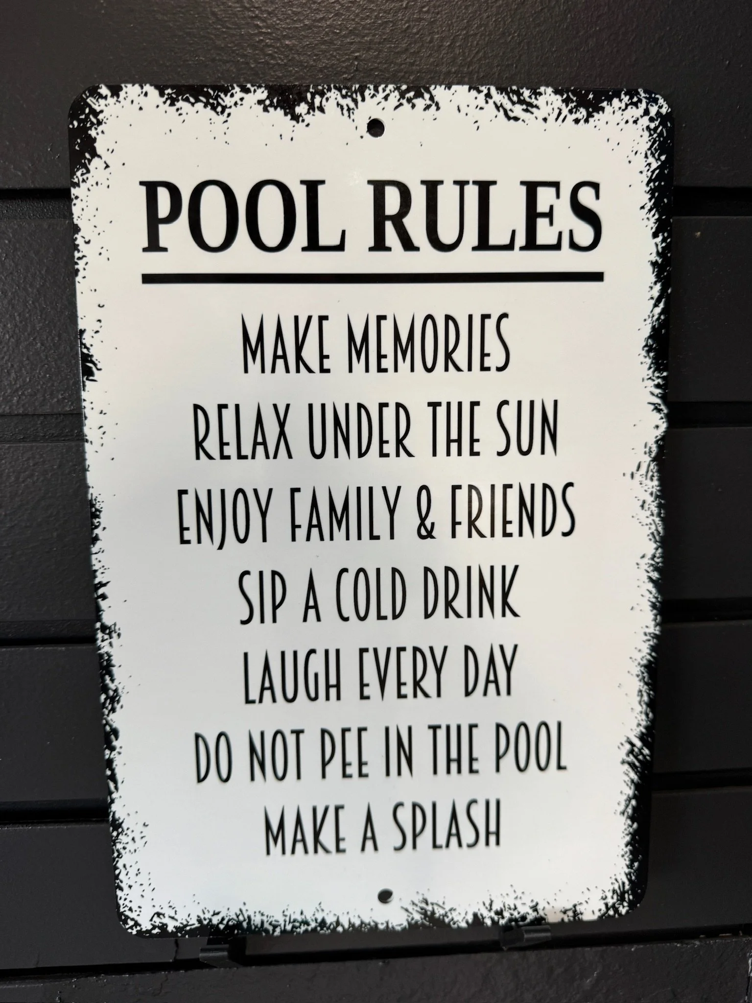 Pool & Patio Decoratve Signs