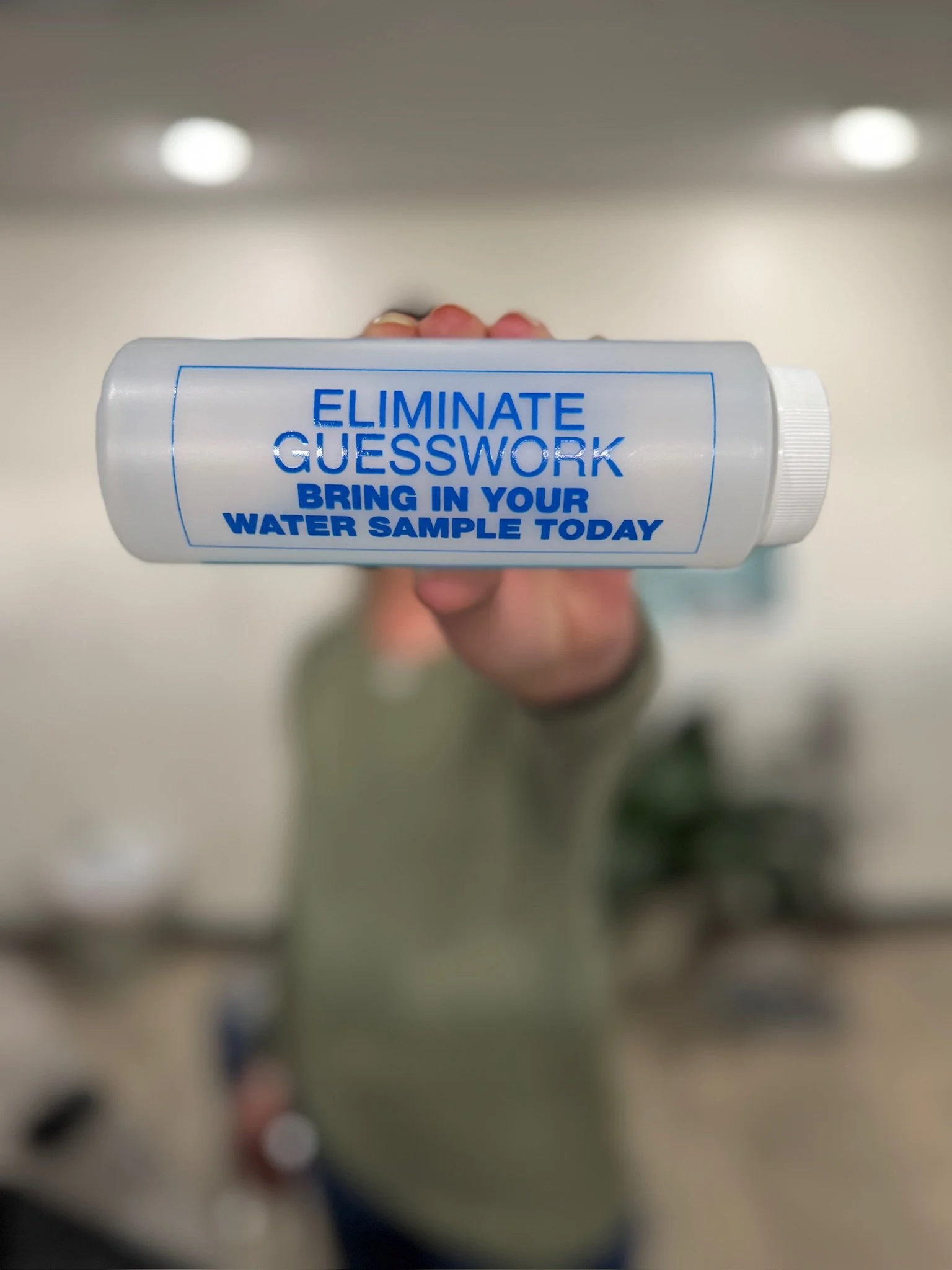 Bring in a water sample & leave with a solution.