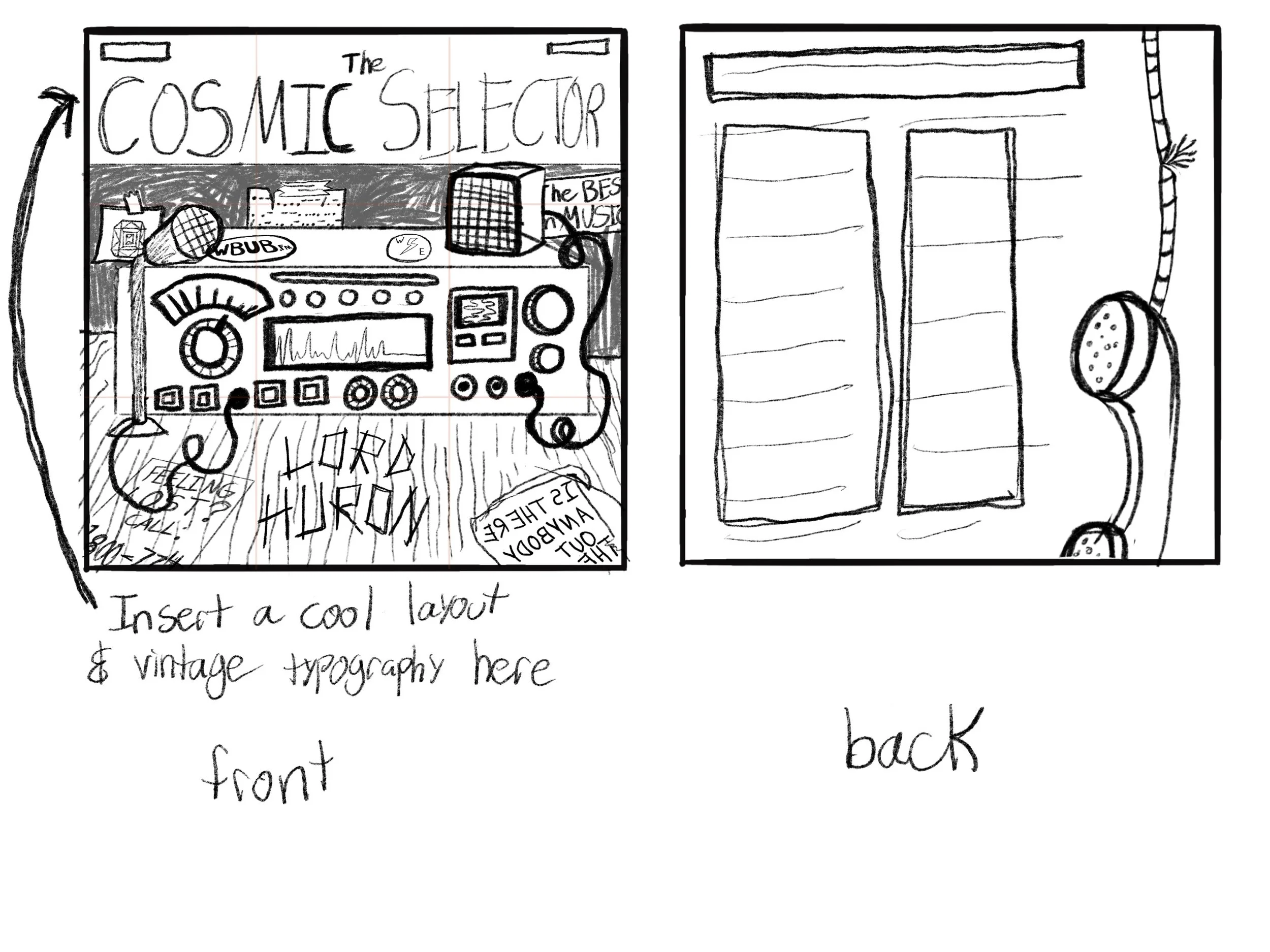 Sketch of final idea
