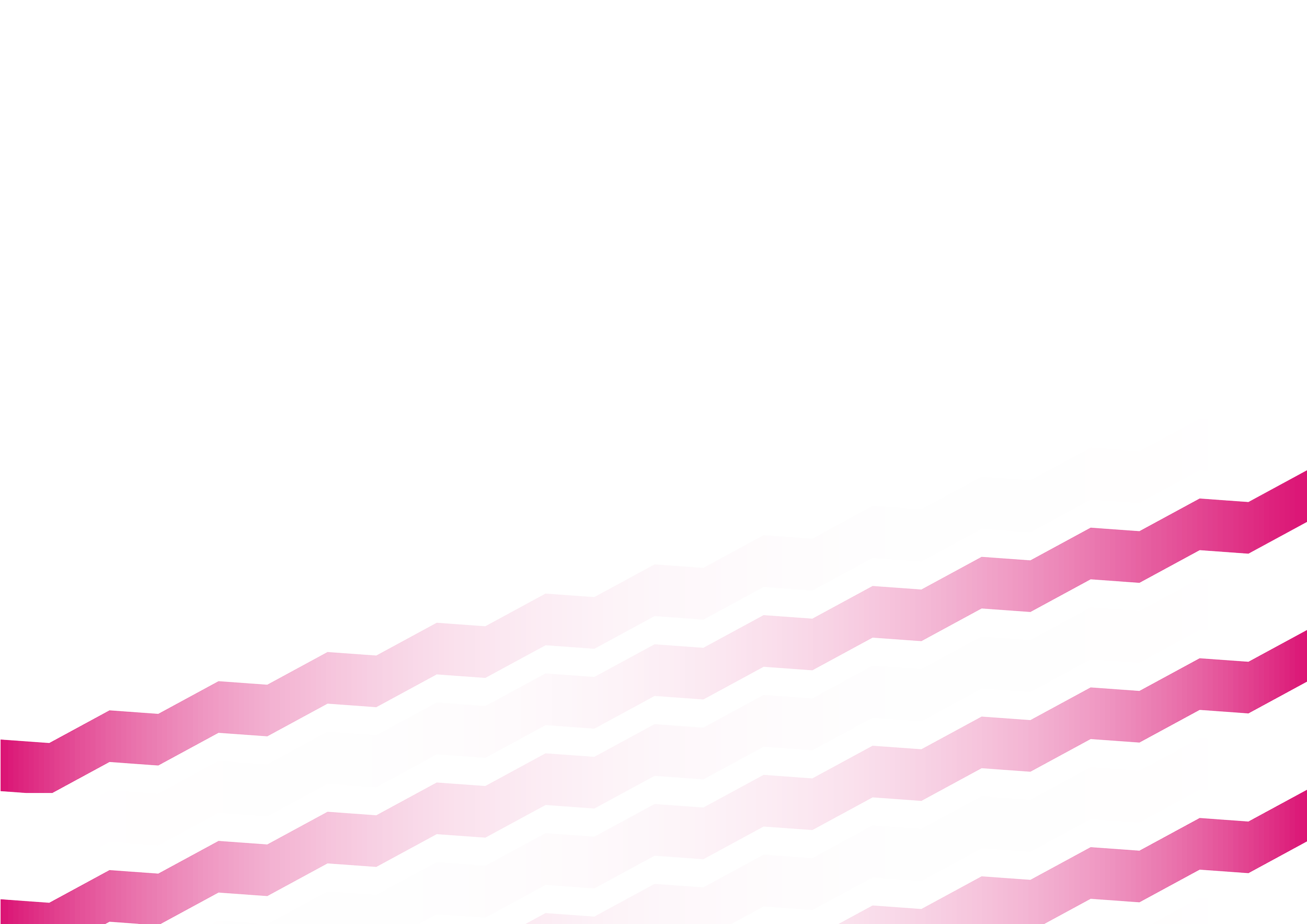Stylized pink and white 3D bar chart with upward arrows