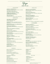 Menus — Spiga Ristorante & Cocktail Bar