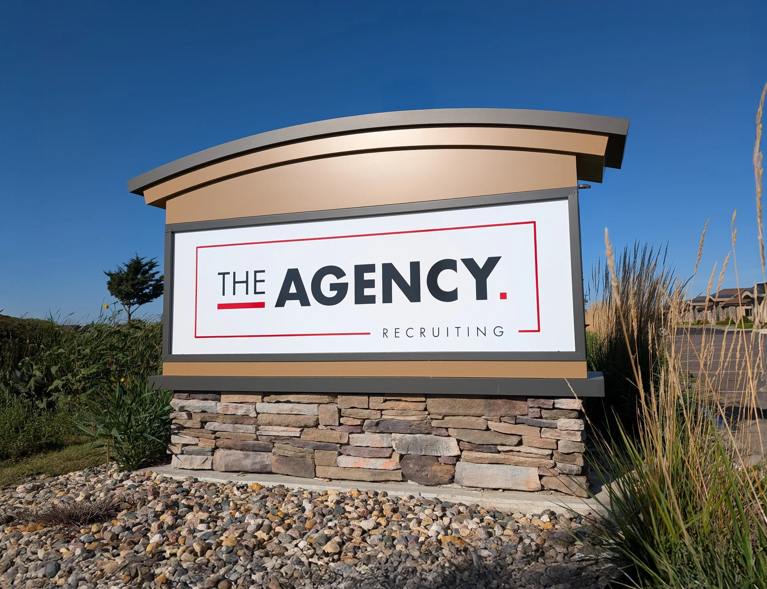 The Agency Recruiting Signage