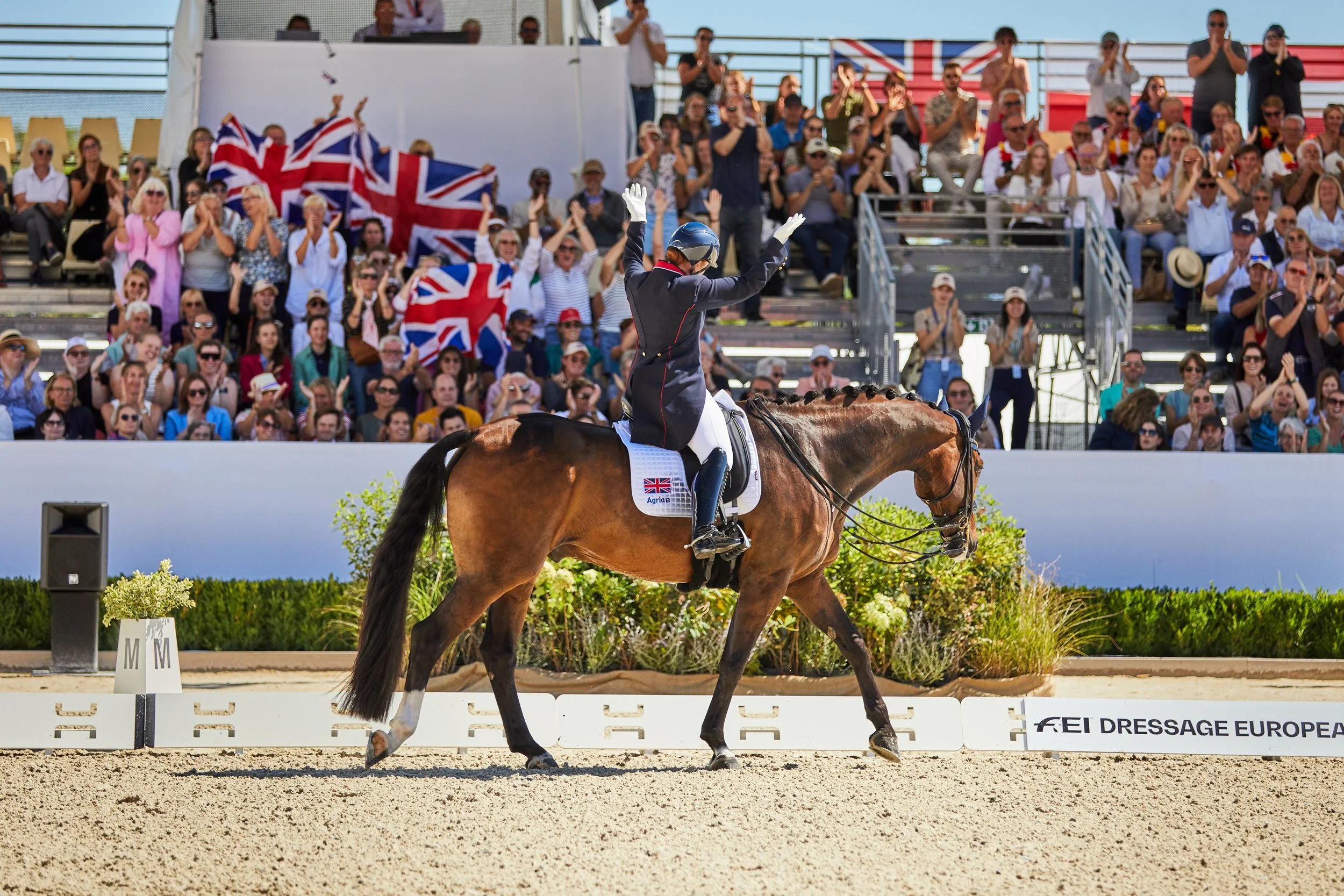 FEI Dressage European Championship Becky Moody Jaberbomb Team GB