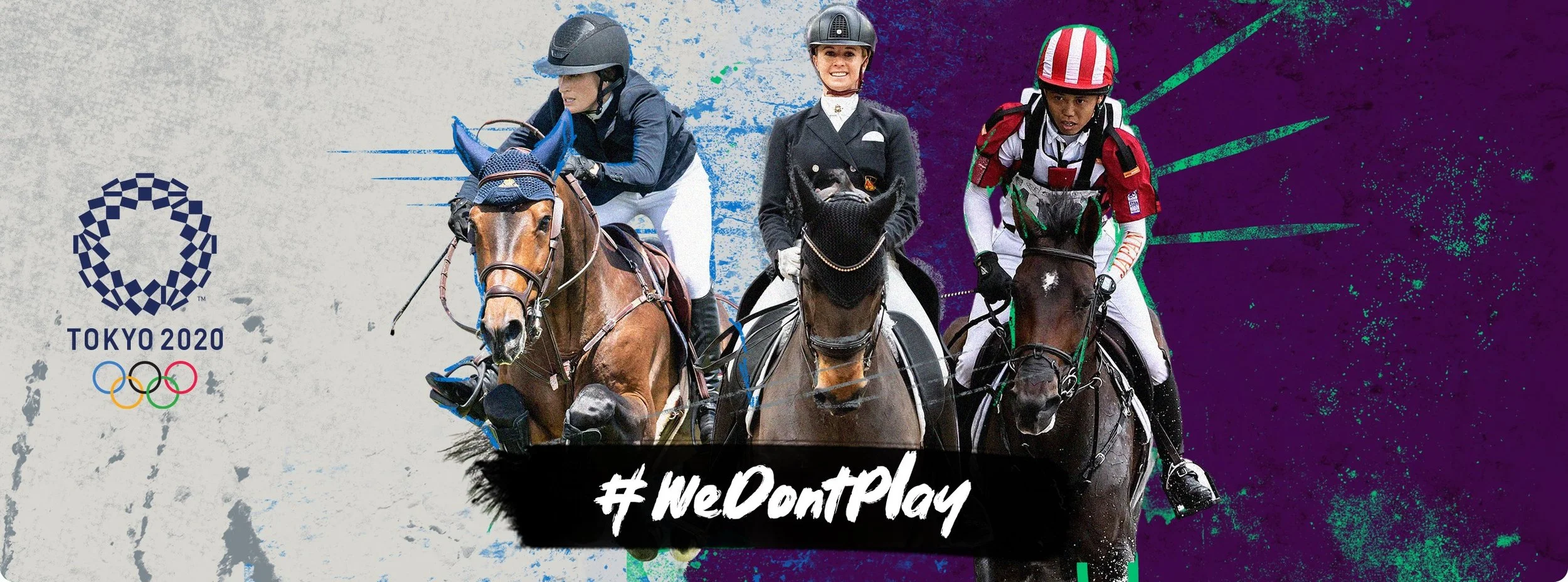 FEI We Don't Play We Ride Olympic Campaign Tokyo 2020