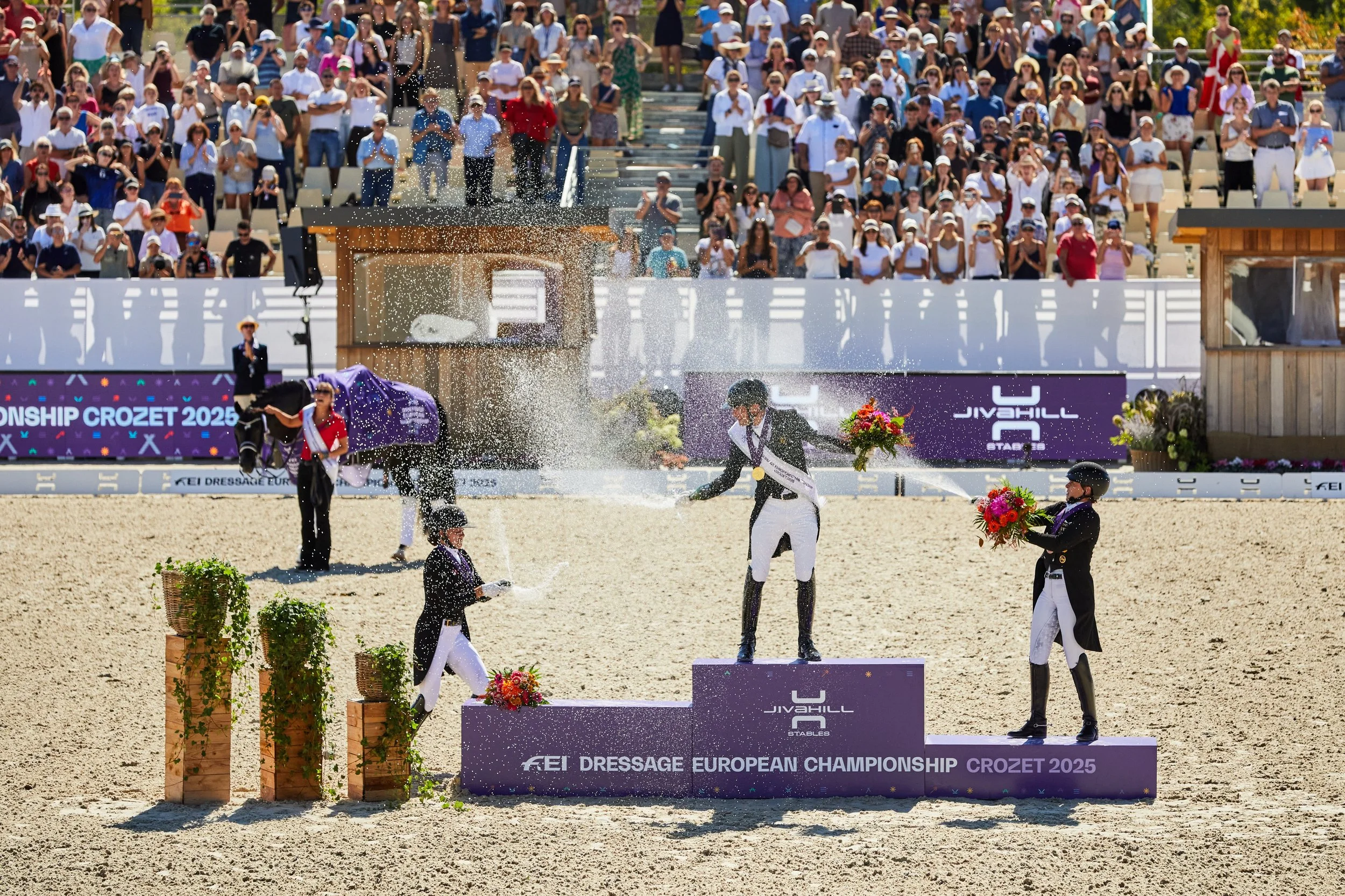 FEI Dressage European Championship Podium Celebration
