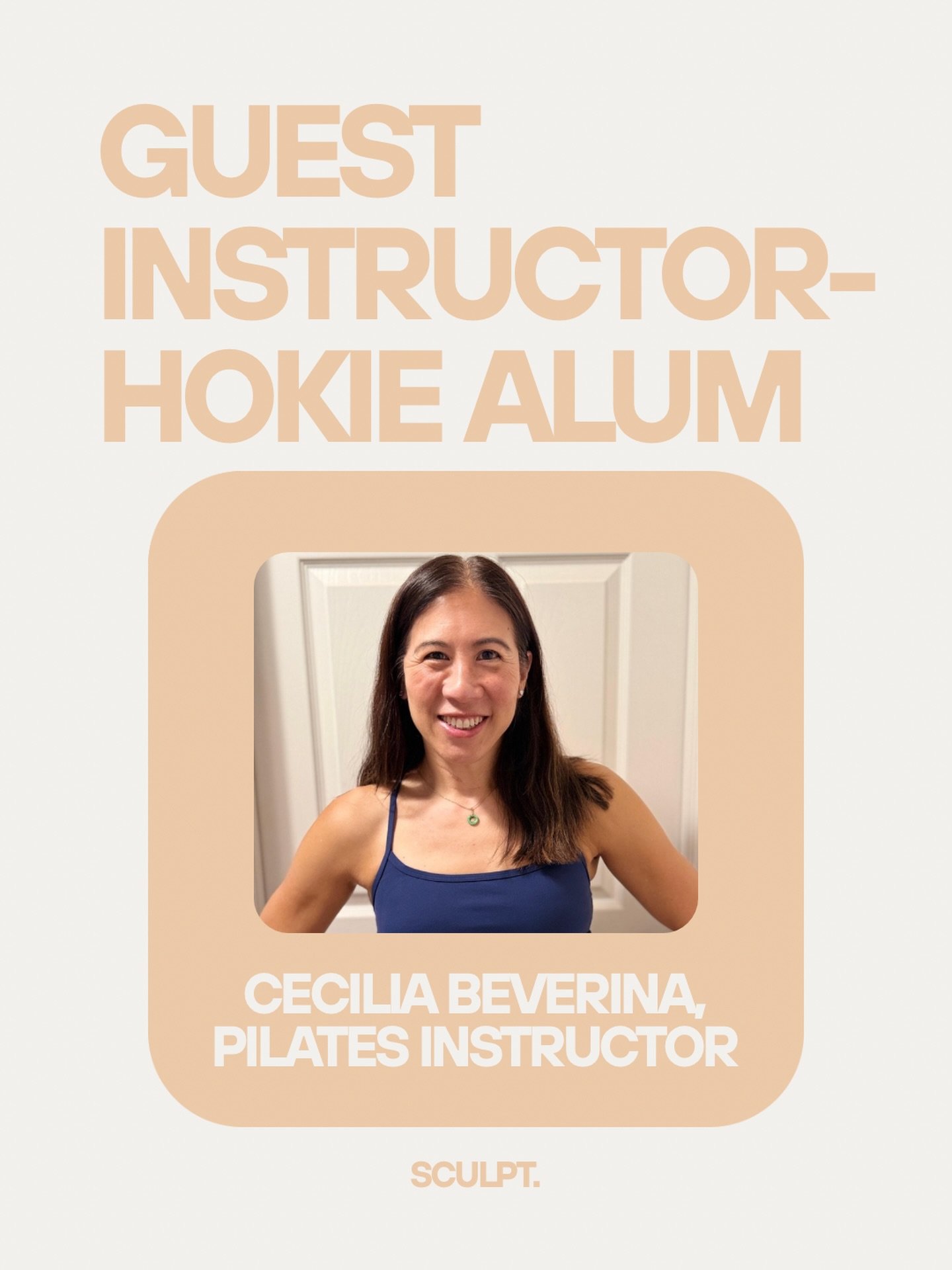 HOKIE HOMECOMING 🧡🏈

We&rsquo;re welcoming Hokie alum and Pilates instructor @ceilbeverina back to Blacksburg to teach our 9:10am class this Saturday to celebrate Homecoming Weekend!

Book now to get your sweat in before kickoff!!
