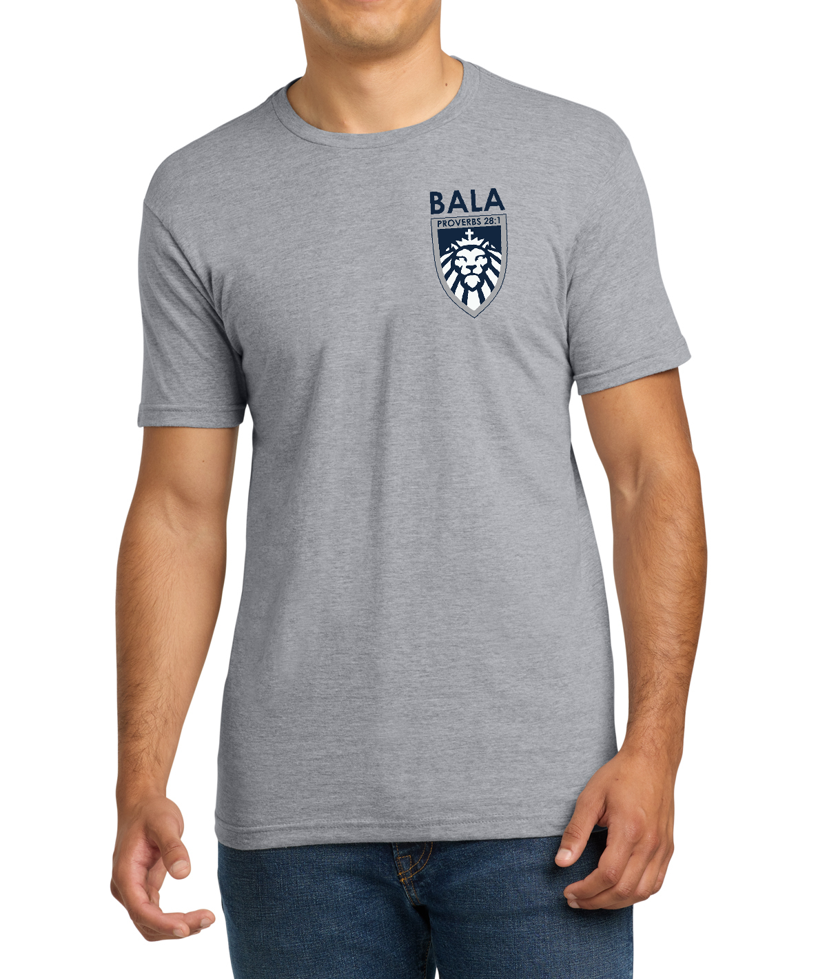 BALA SOFT COTTON TEE - HEATHER GREY