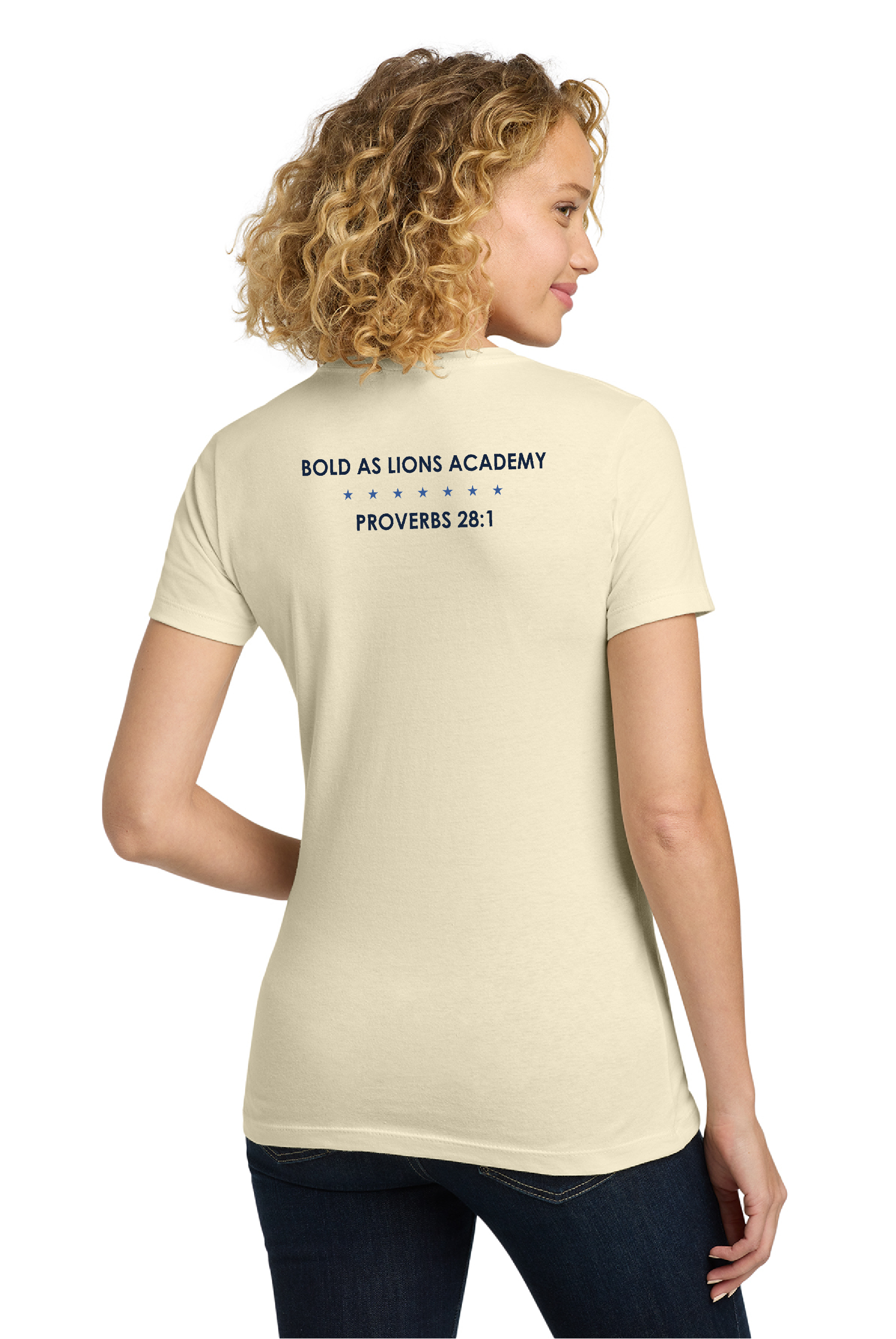 BALA Soft Cotton Women's Tee (Rear-Natural).png