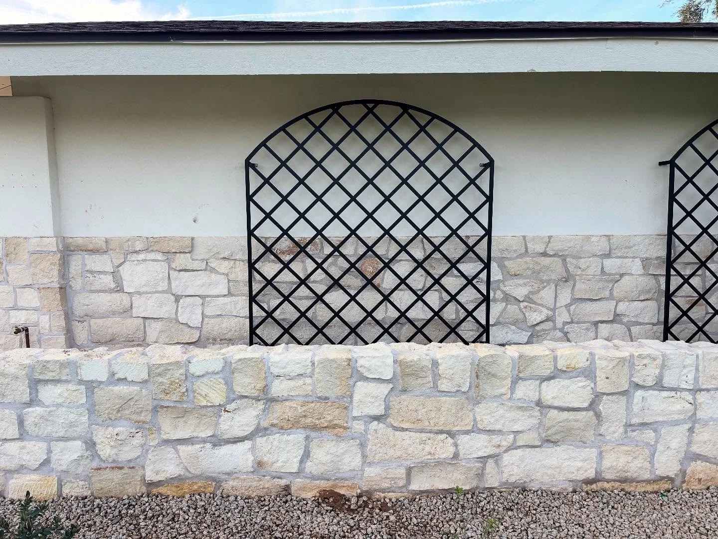 Set of 4 trellis for a customer here in Scottsdale