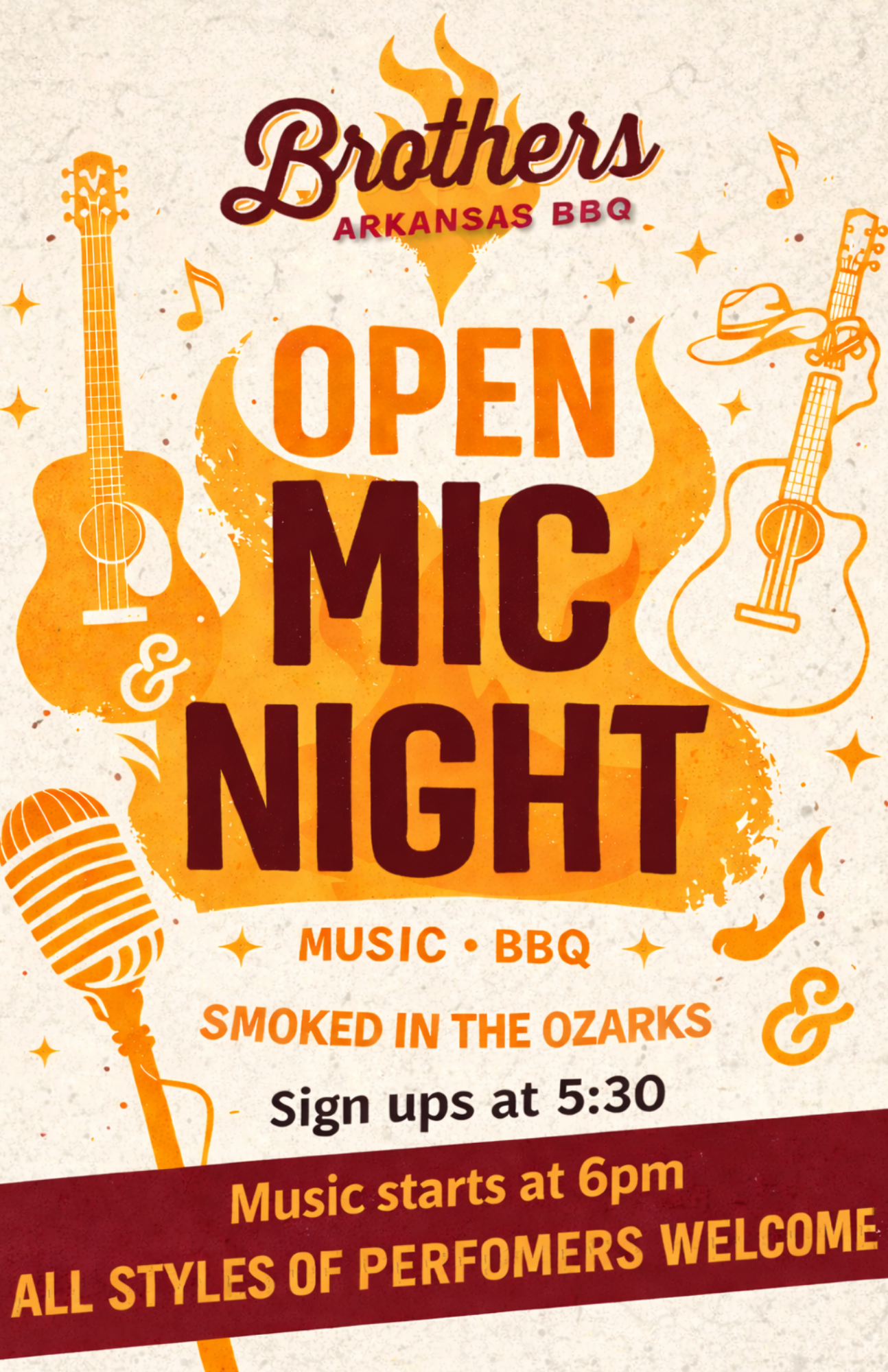 Open Mic Night April 15th