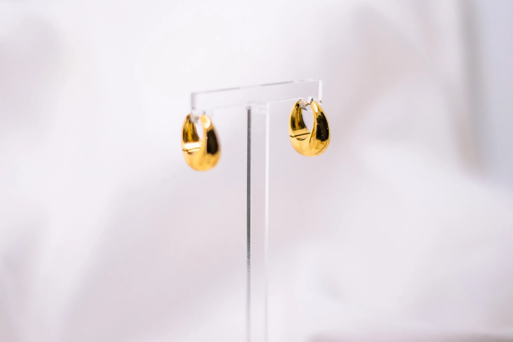 Teardrop Hoops