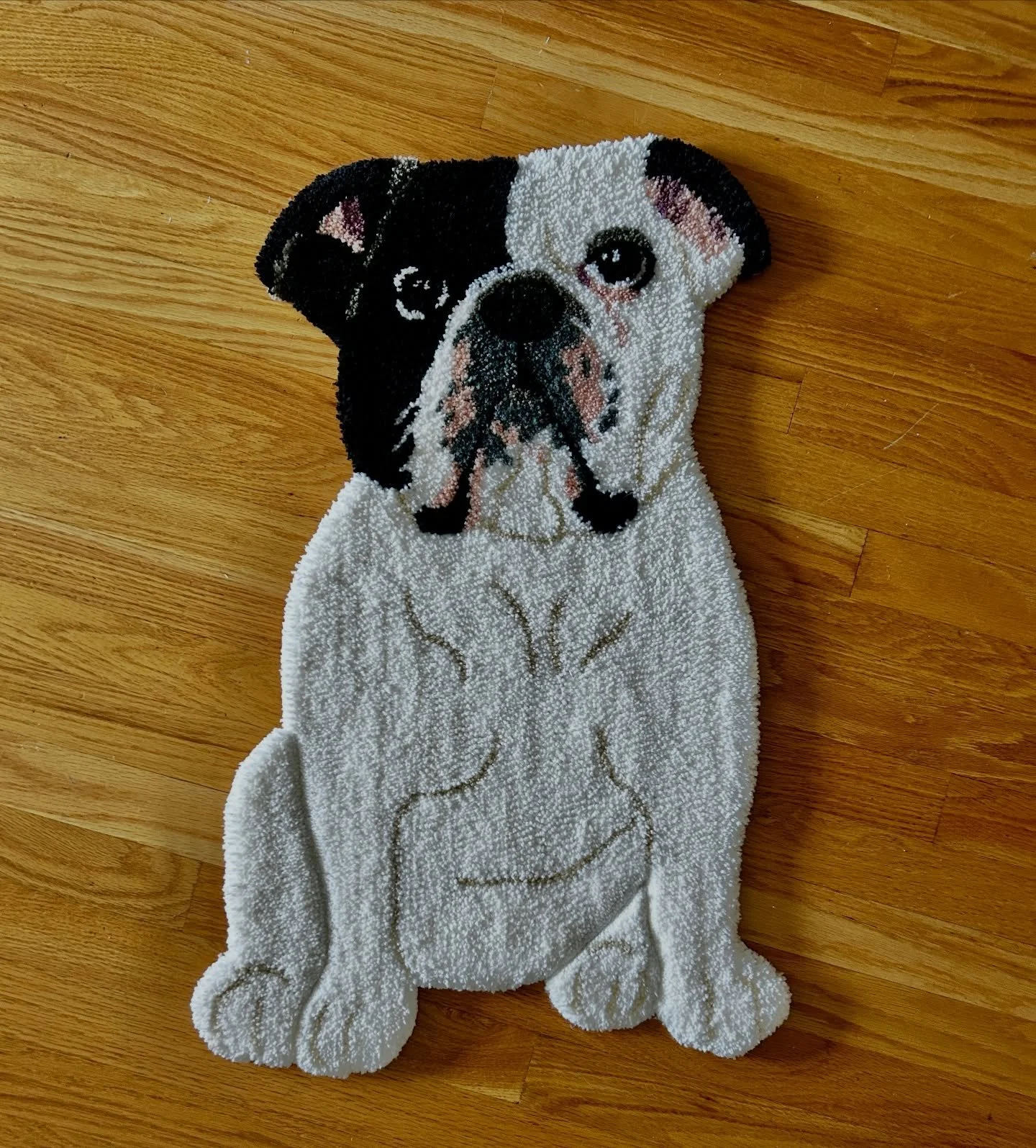 Anotha one 🐶 

#doglover🐶 #customgifts #petportrait #tuftedrug #customdesigns