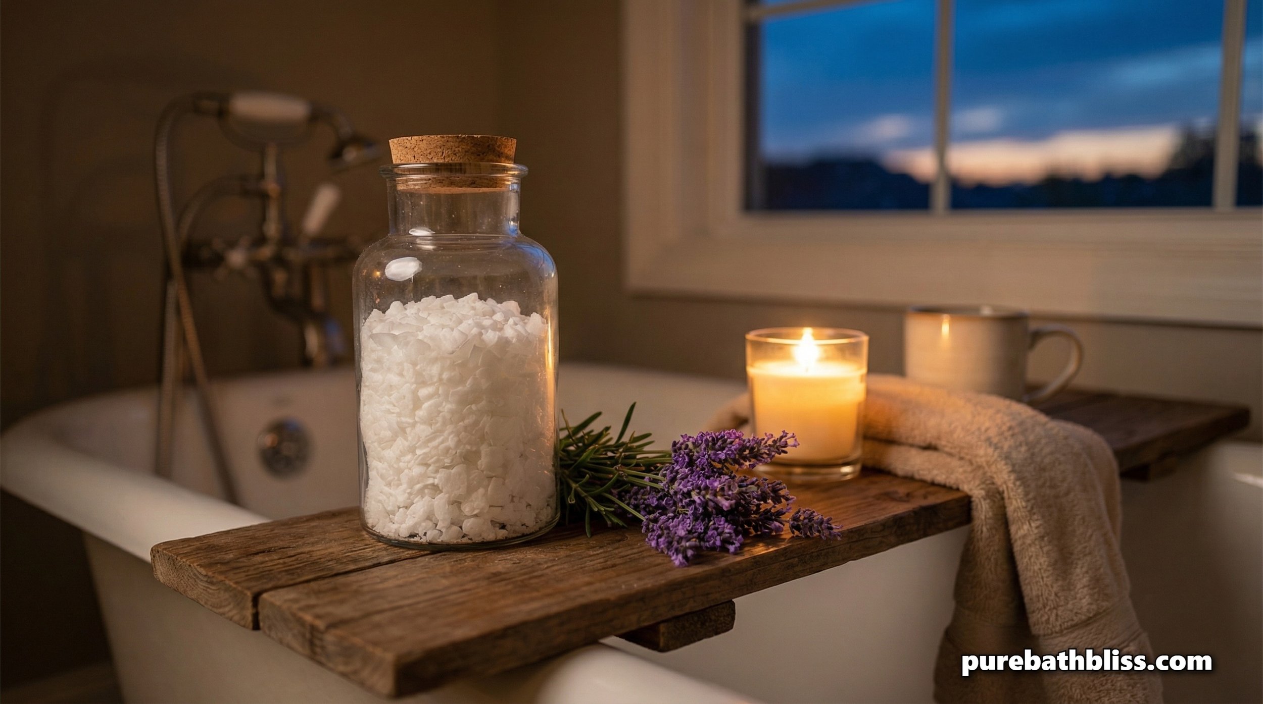 DIY Magnesium "Sleep Soak": The Ultimate Evening Ritual