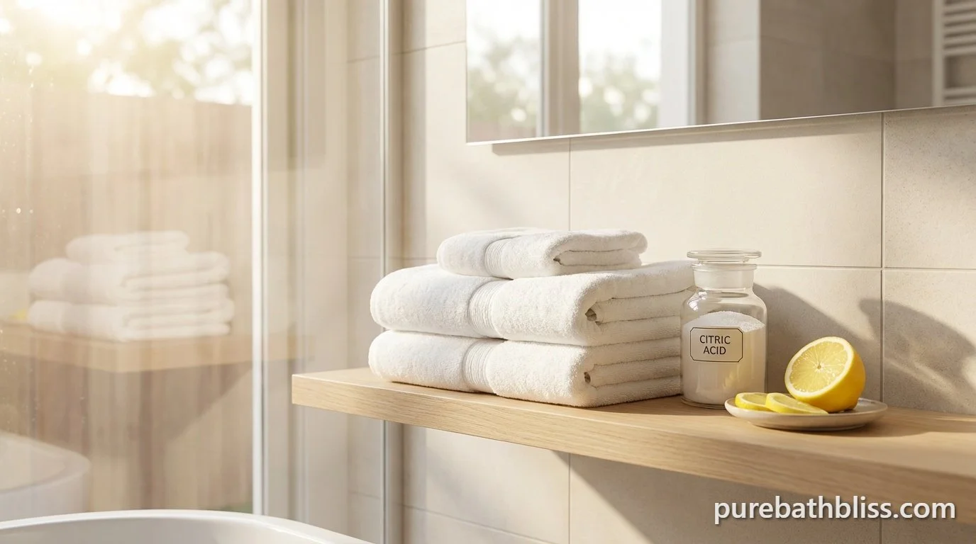 How to Soften Stiff Towels with a Simple Citric Acid Trick