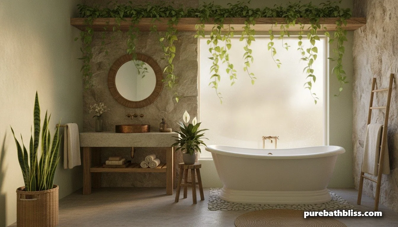 Beyond Aesthetics: 7 "Bio-Filter" Plants That Scrub Toxins From Your Bathroom Air