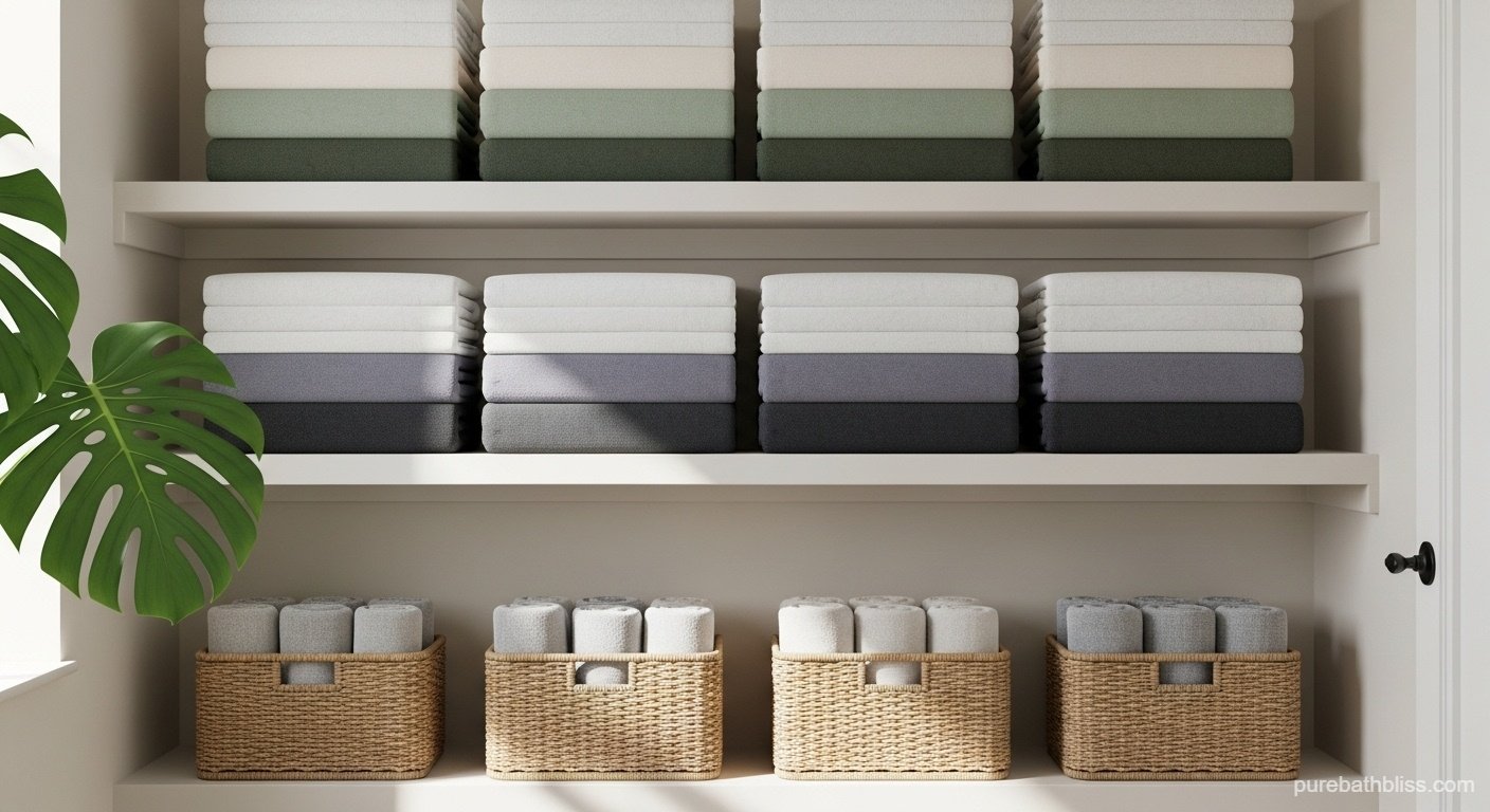The Spa Fold: How to Organize Your Towels Like a 5-Star Hotel (And Save Shelf Space)