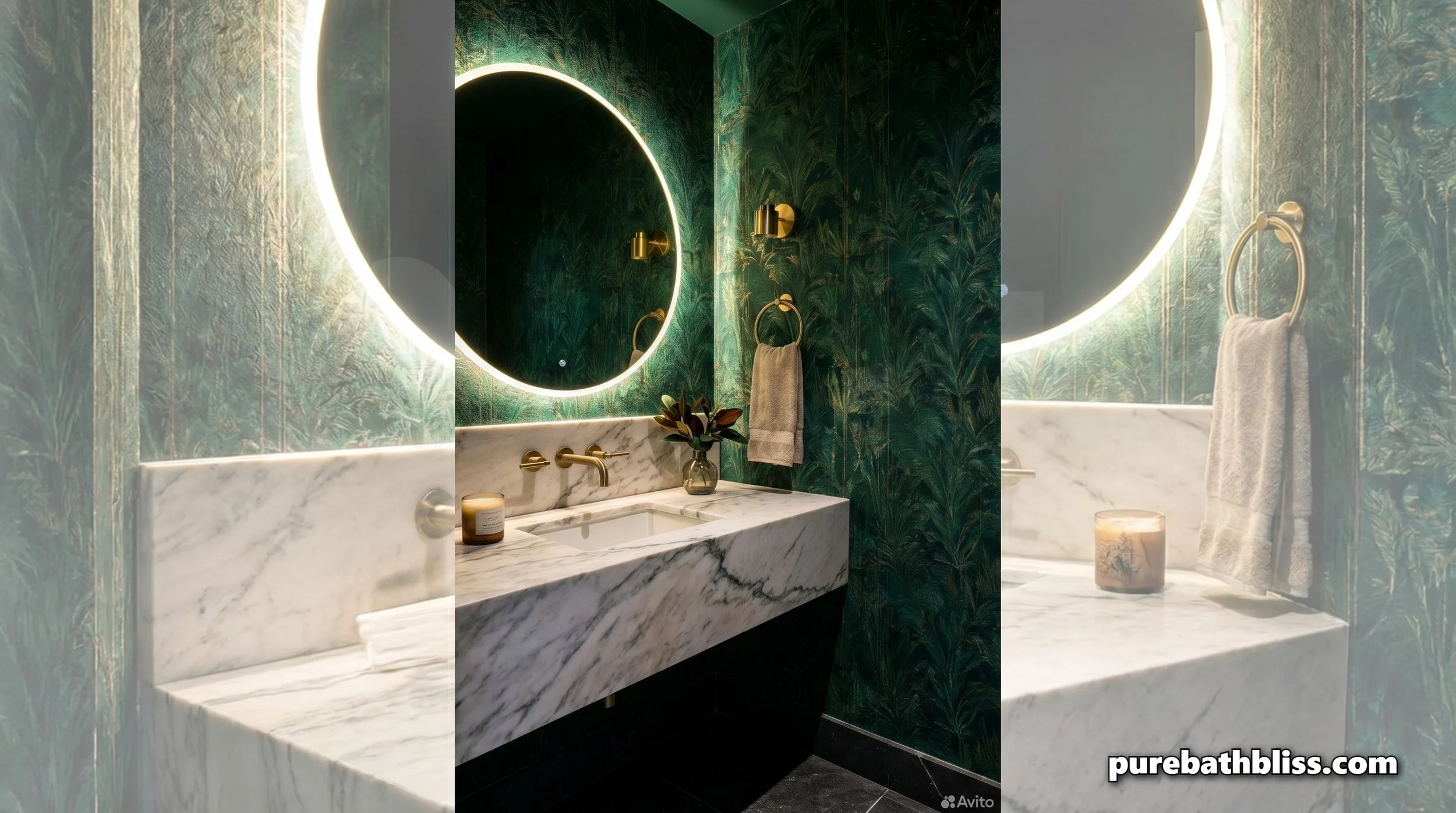The "Jewel Box" Powder Room: Bold Design in a Small Footprint
