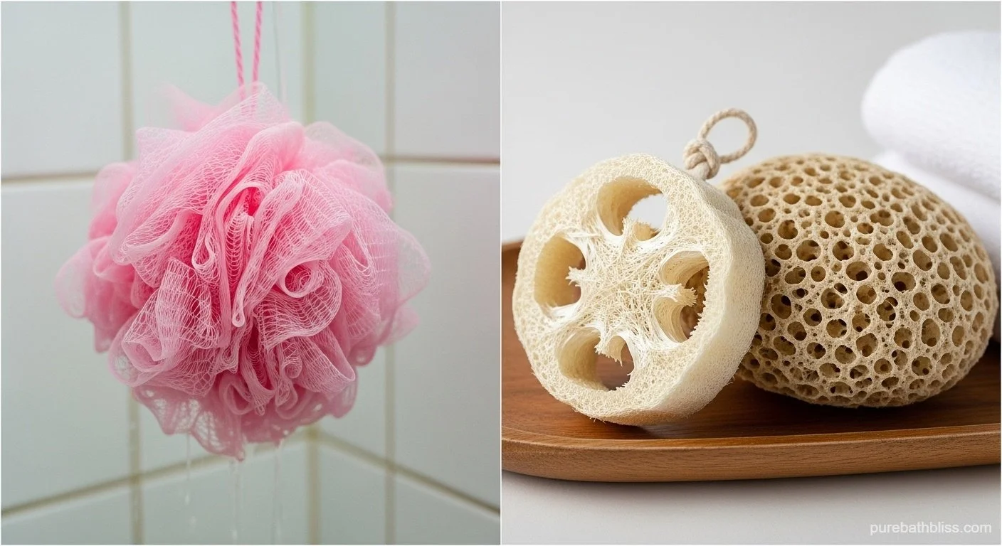 Why Your Plastic Loofah Is a Bacteria Trap (And the 3 Best Natural Swaps)