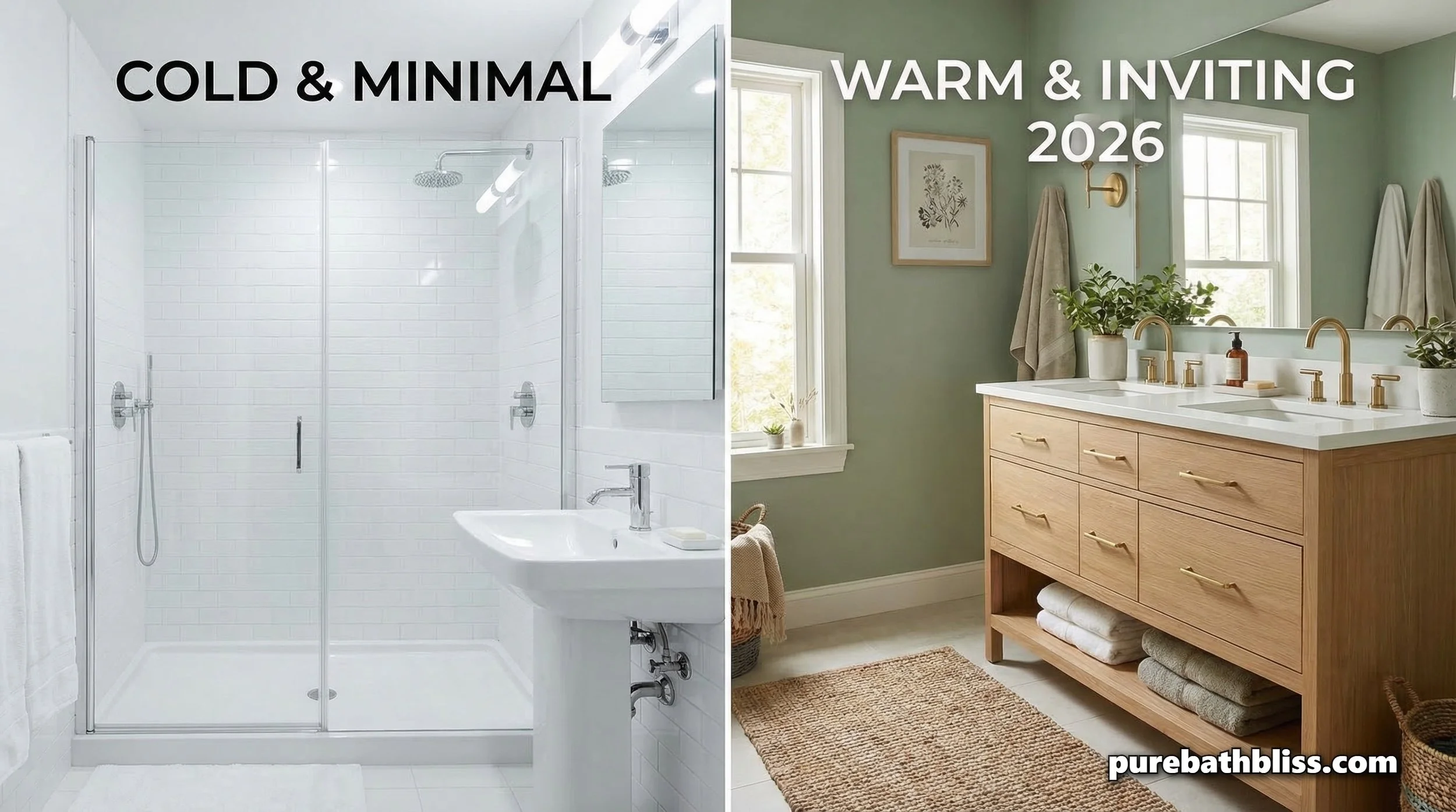 Beyond the "Clinic": The 2026 Shift in Bathroom Paint Color Trends