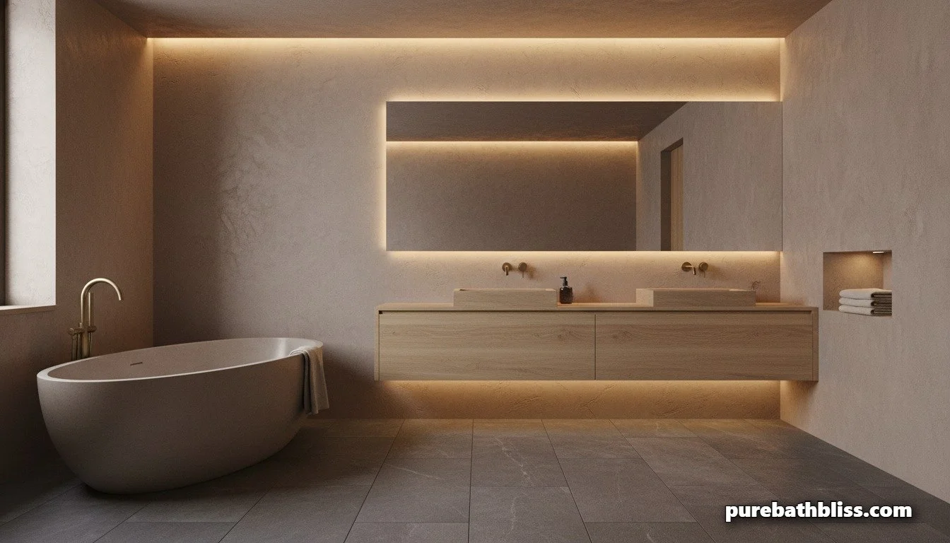3 Ways "Warm Minimalism" is Replacing the Cold White Bathroom