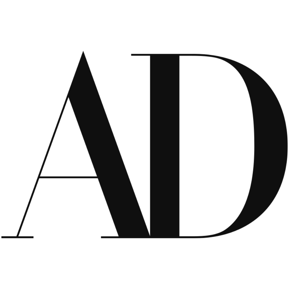 The logo for Architectural Digest magazine, interior design magazine