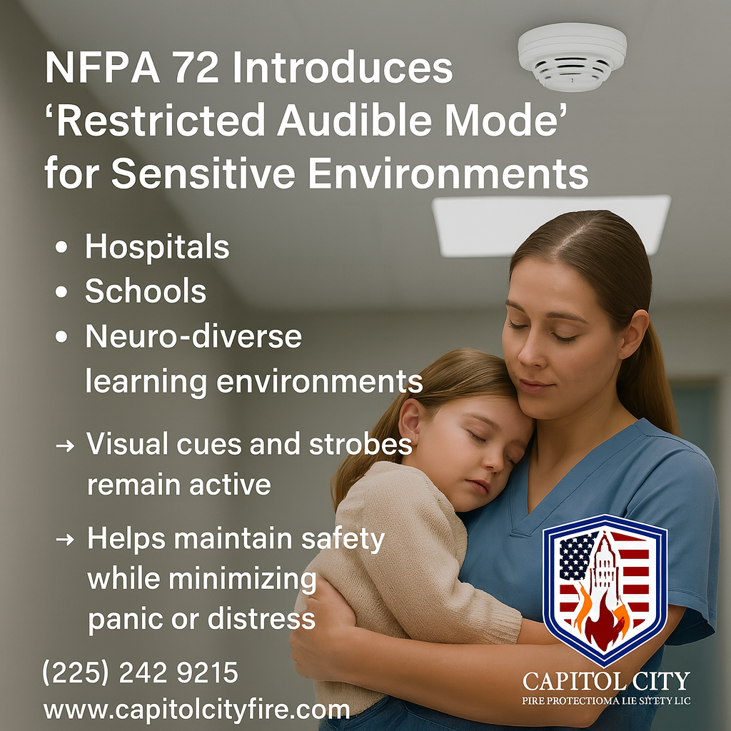 NFPA 72 Introduces “Restricted Audible Mode” for Sensitive Environments
