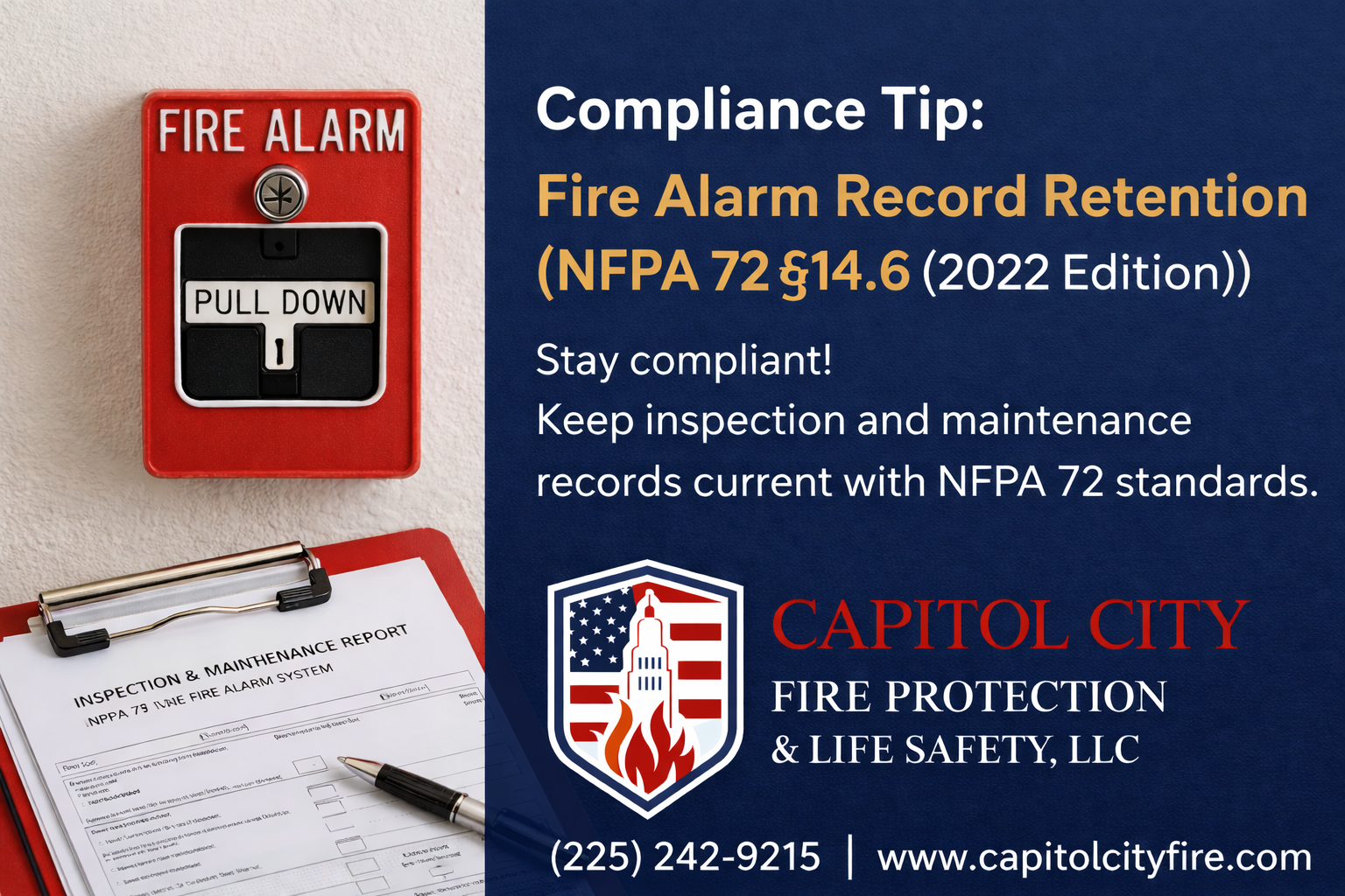 Fire Alarm Record Retention: Staying Compliant with NFPA 72 §14.6