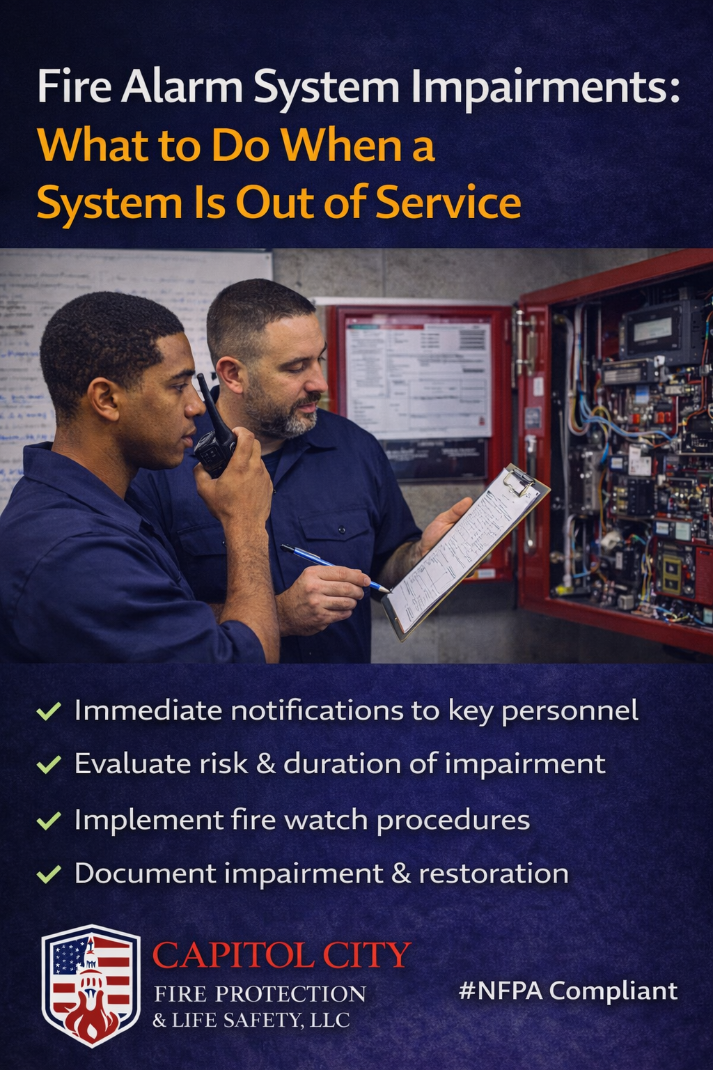 Fire Alarm System Impairments: What to Do When a System Is Taken Out of Service?