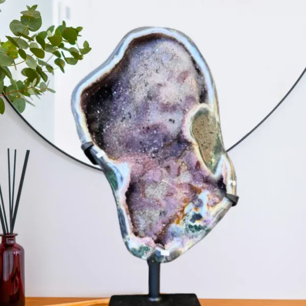 Amethyst Quartz Geode 19X12 Inches