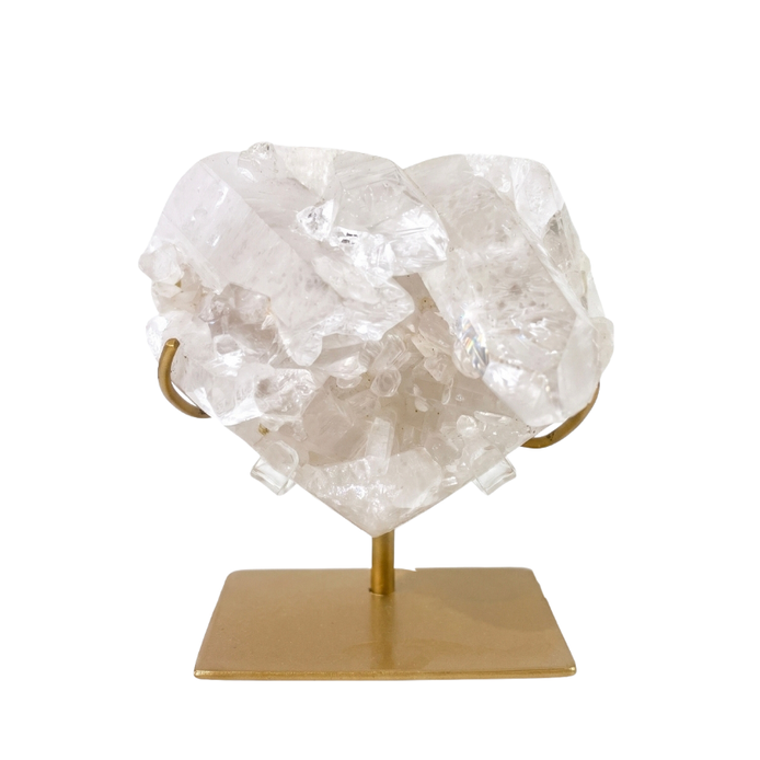 Clear Quartz Heart