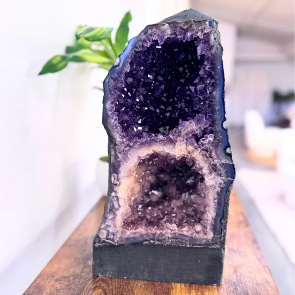 Amethyst & Pink Amethyst Cathedral 14X6.5 Inches