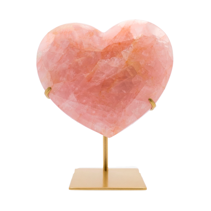 Rose Quartz Heart