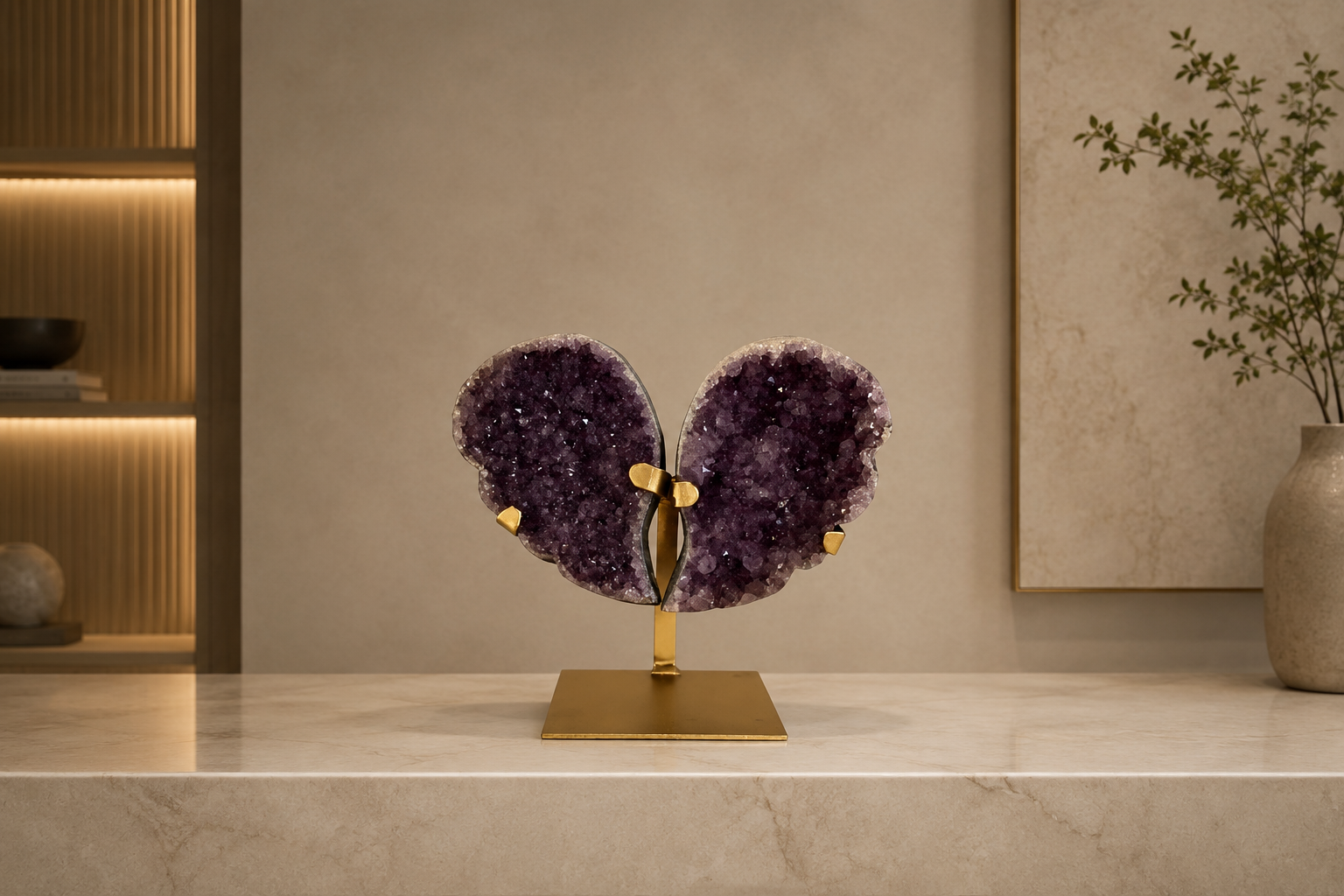 Amethyst Angel Wings