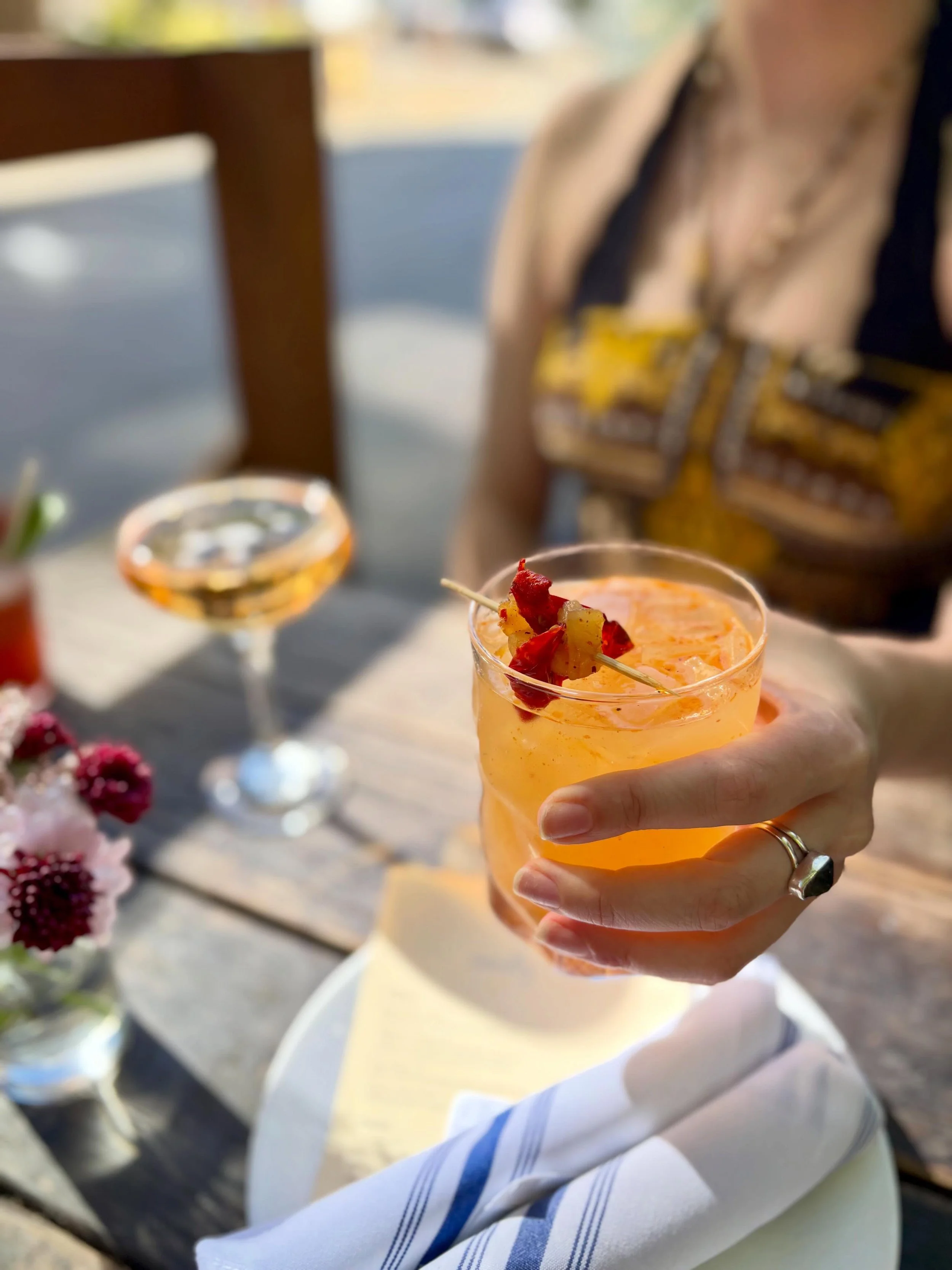 A reaaaaally good day for a Calabarita🌶️ Tequila, pineapple, orange, lime, Calabrian chili, &amp; Chinese five spice. Sweet n spicy with a delish citrusy tang. Perfect to cool you down on the patio✨

#spicycocktail #seattlecocktails #seattlerestaura