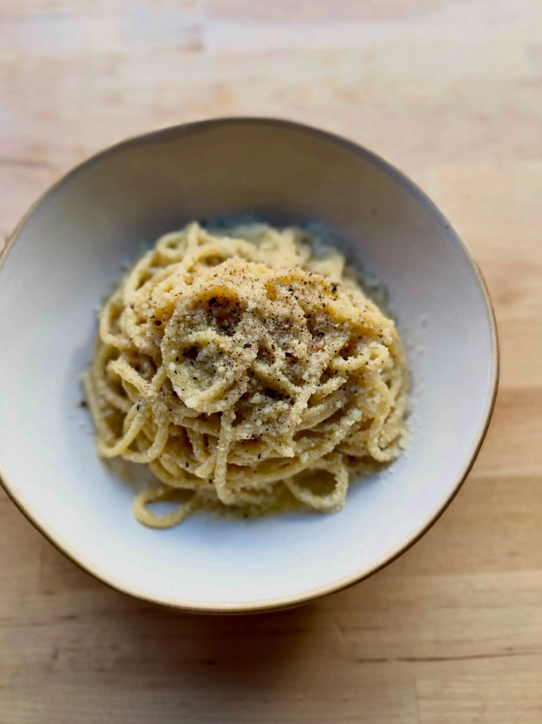 A classic for a reason 🏆 Cacio e Pepe &mdash; tonarelli, butter, pecorino, black pepper. 

On the menu in Queen Anne.. just in time for cozy season!

#cacioepepe #tonarelli #seattlepasta #seattlerestaurants