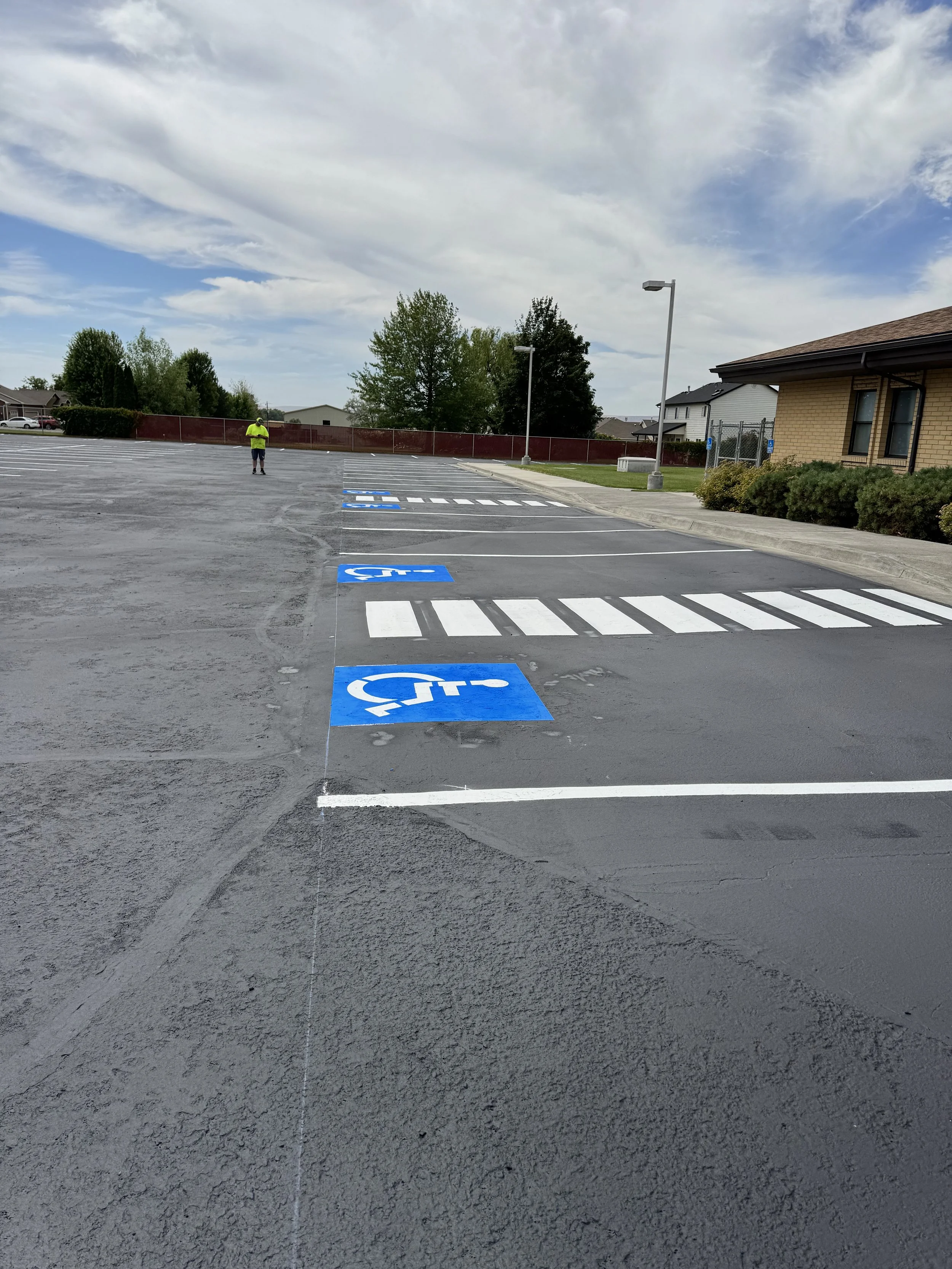 Handicap Stalls Striped 