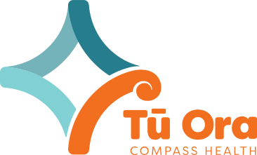 Tü Ora logo with a stylized compass symbol in teal and orange colors.