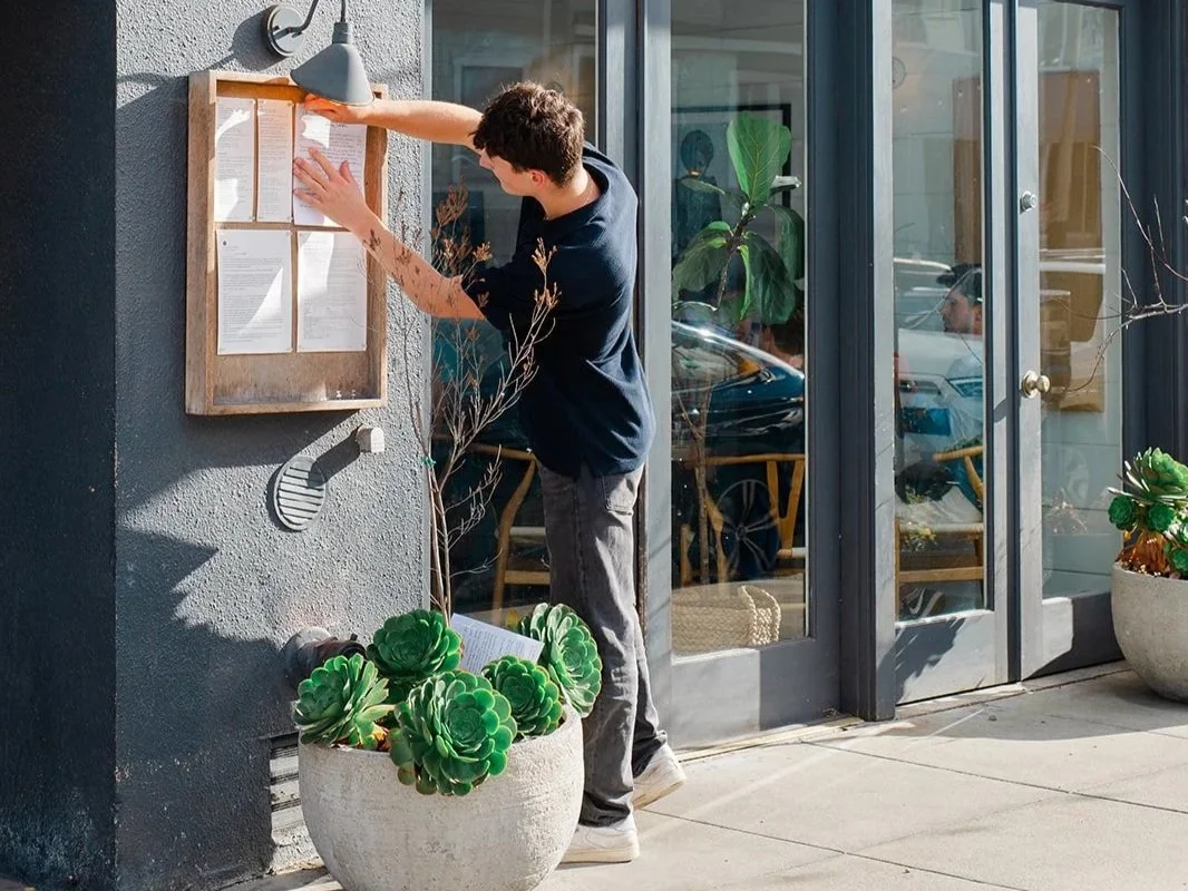 Updating the menu daily