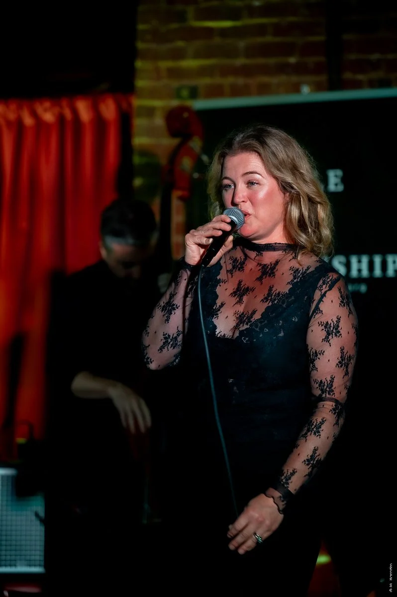 Stina Tillotson at Seattle Jazz Fellowship, September 2025. (Credit: Mark S. Harazim)