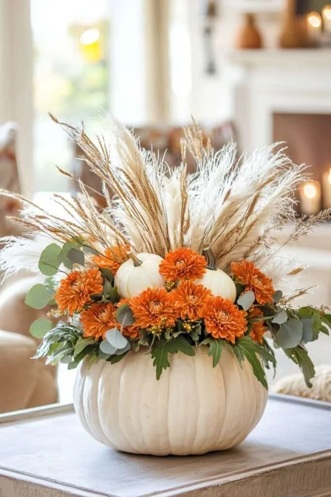 30+ Gorgeous Pumpkin Floral Arrangements You’ll Fall in Love With.jpg